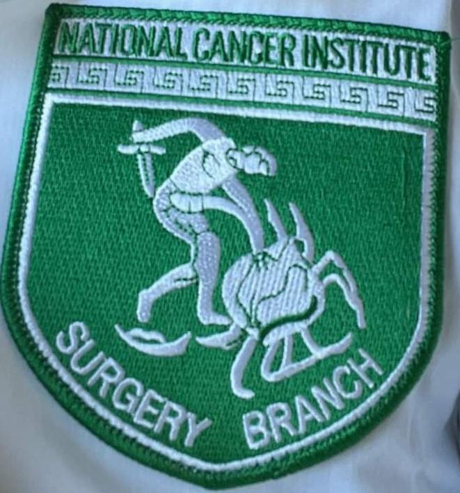 Pretty impressive badge that those in the NIH National Cancer Institute