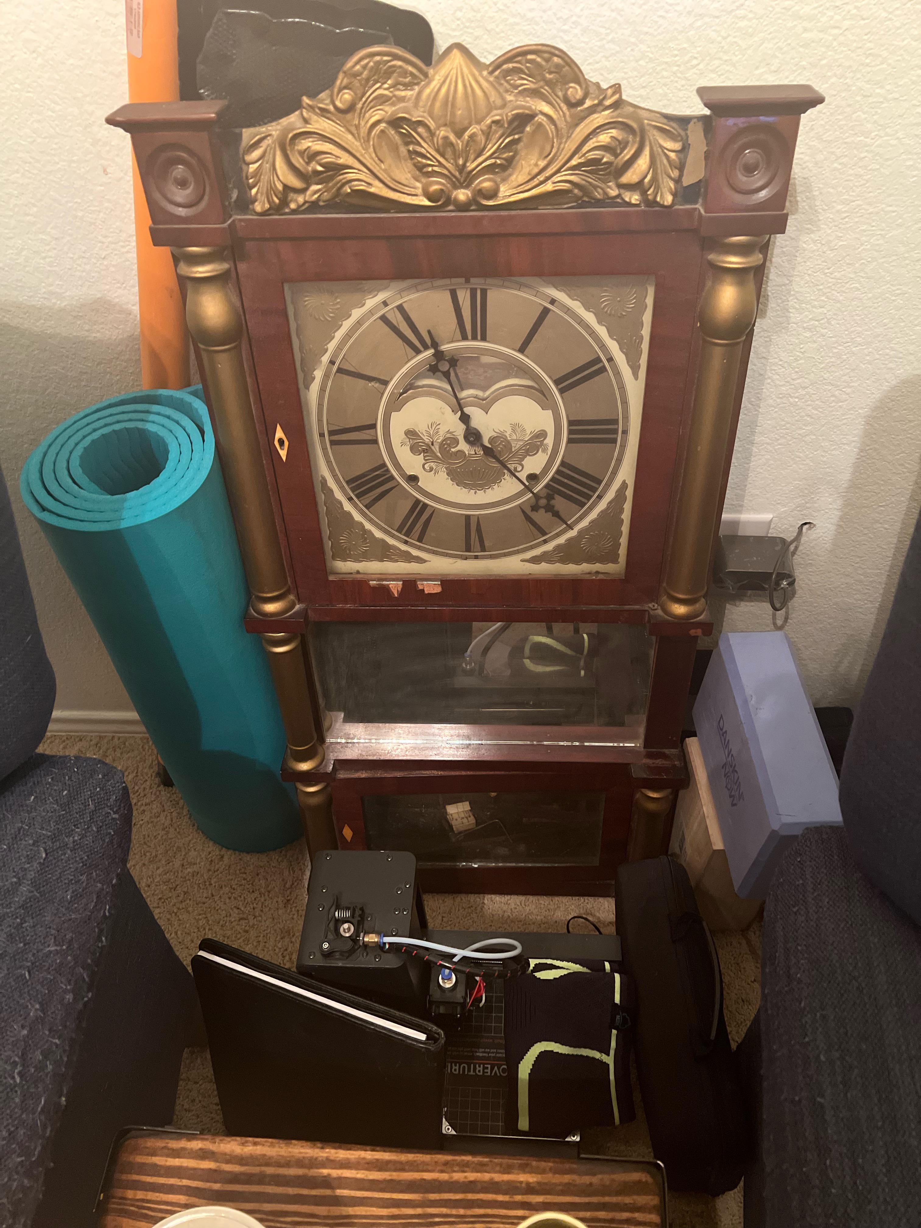 My great grandfather built this clock but it’s not working. Any guides
