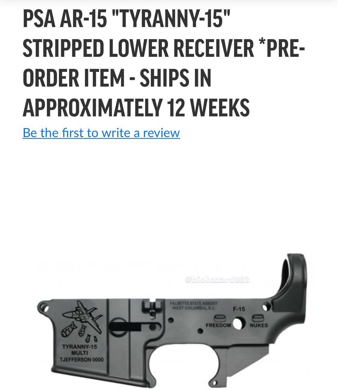 PSA didn’t waste time. r/GunMemes