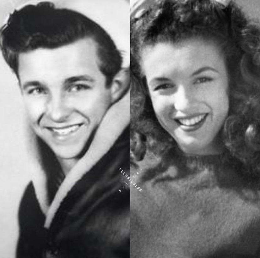 Marilyn’s half brother Charles Stanley Gifford Jr and a picture of her