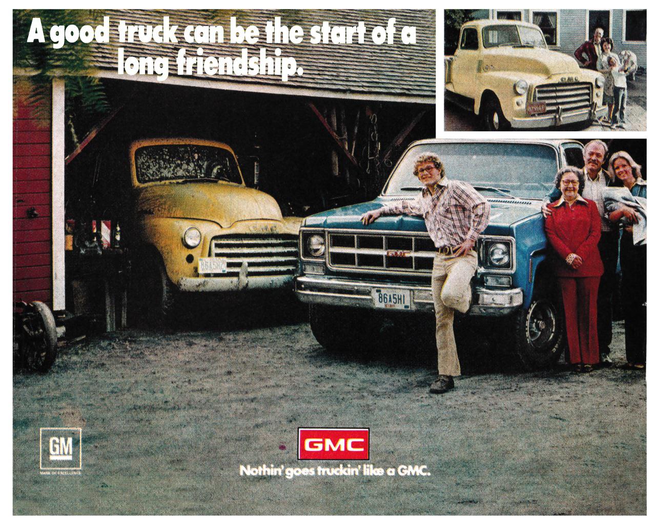 1978 Advertisement for GMC Trucks. r/vintageads