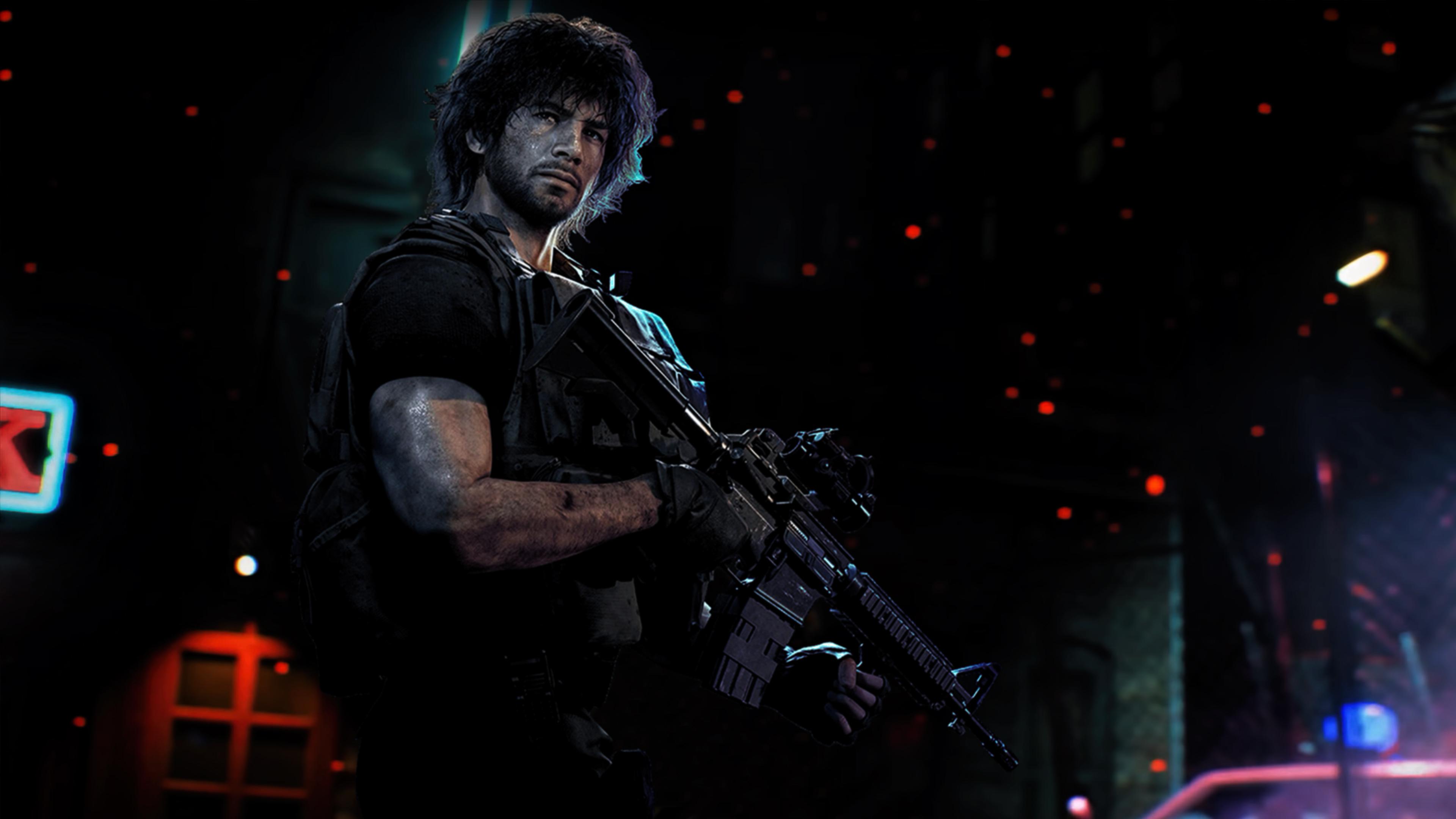 Resident Evil 3 Wallpaper Carlos Oliveira (Made by me) (4K & 1080p