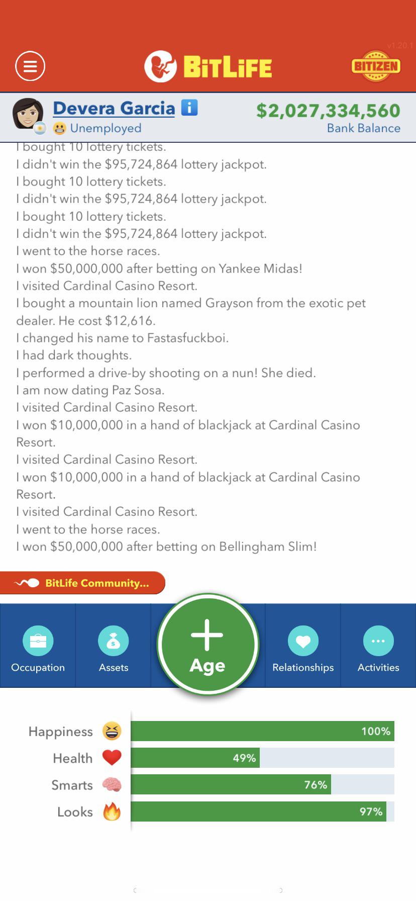 Old BitLife was so easy anyone else miss the casino glitch? BitLifeApp