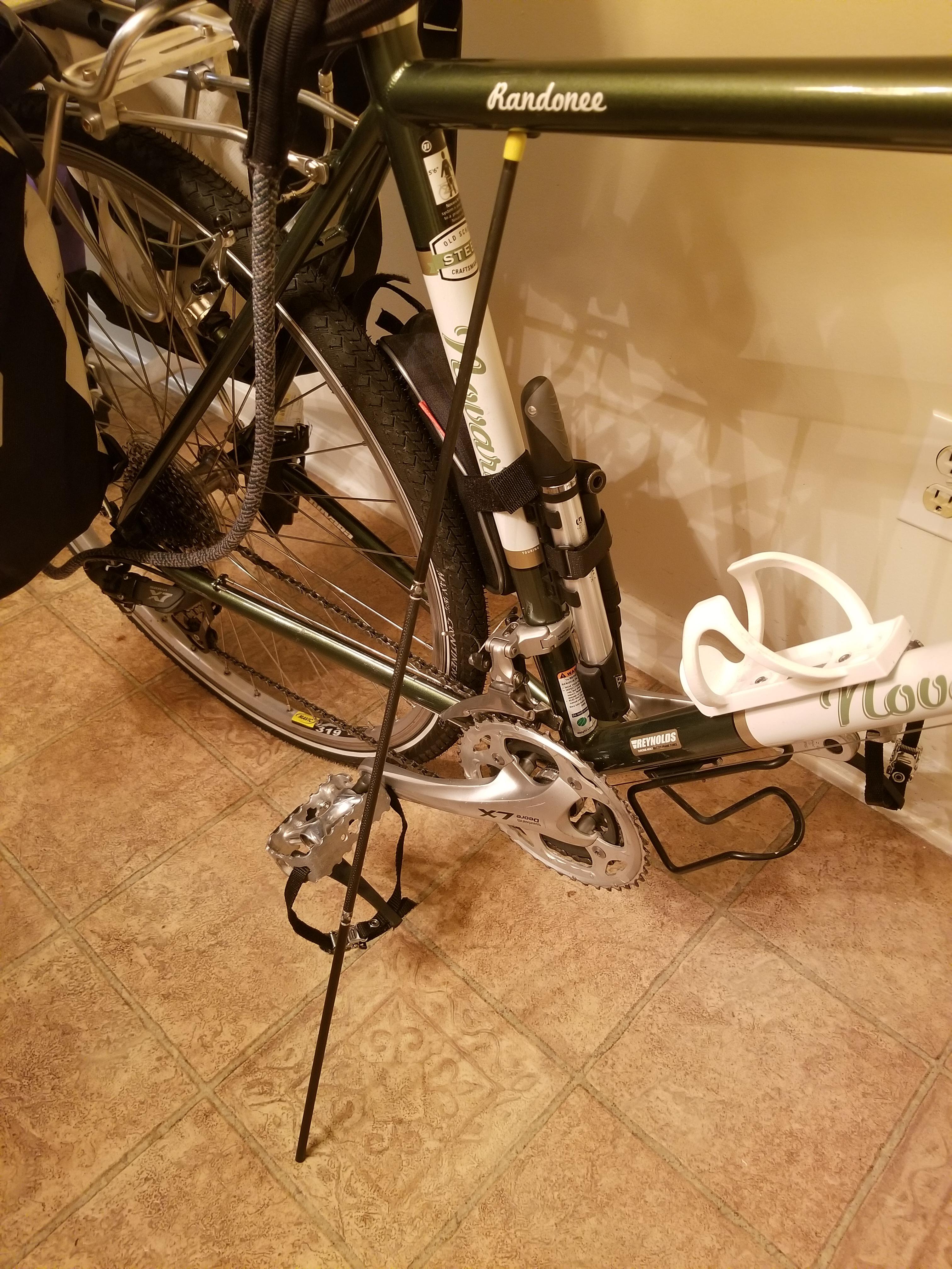 DIY ClickStand style kickstand from carbon fiber arrow shafts r