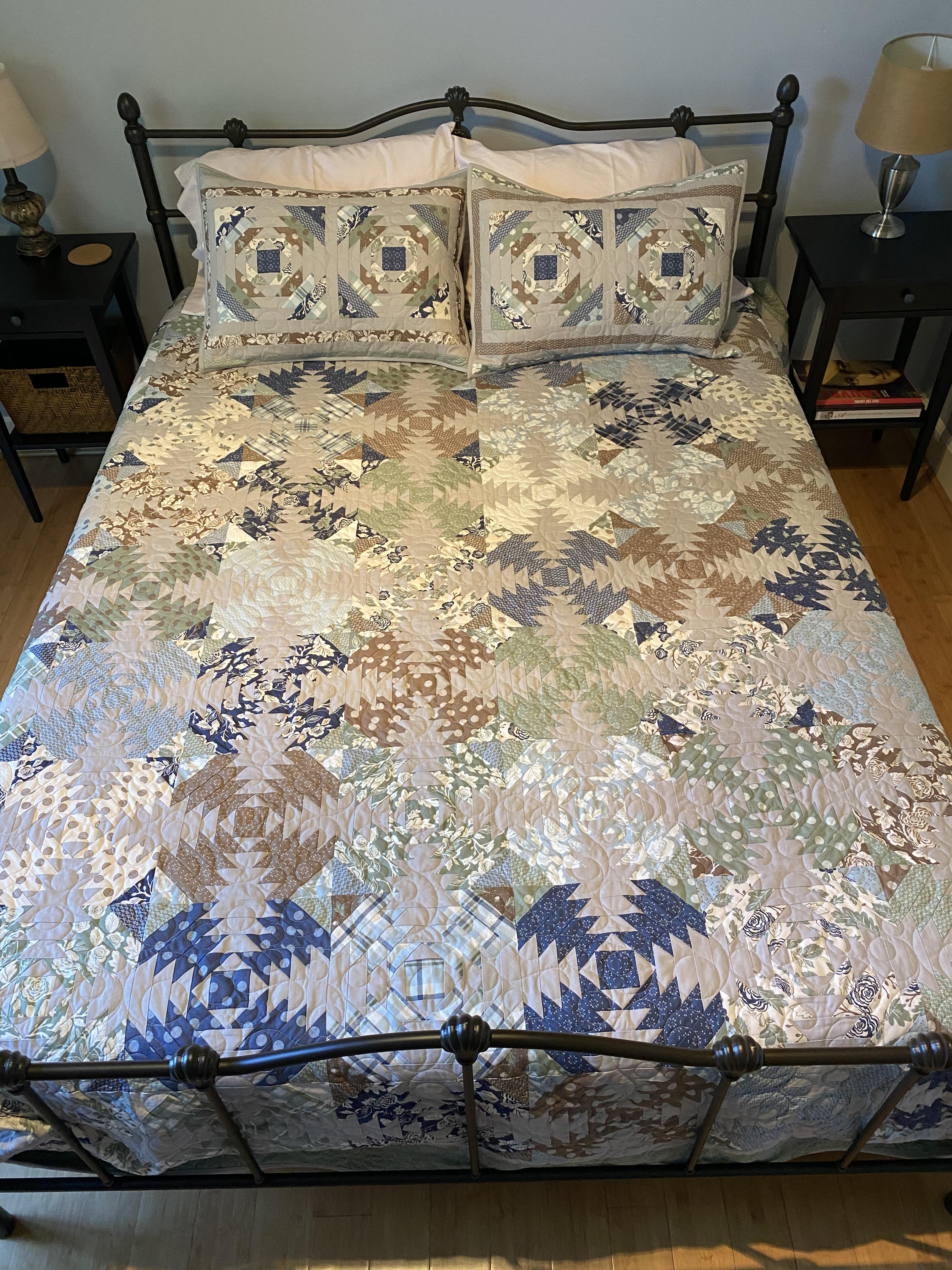 My Coronavirus finish wedding gift for my niece quilting