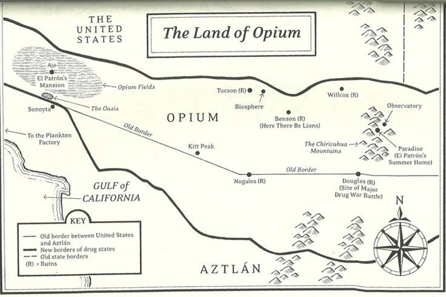 "The Land of Opium", fictional country from "The House of the Scorpion