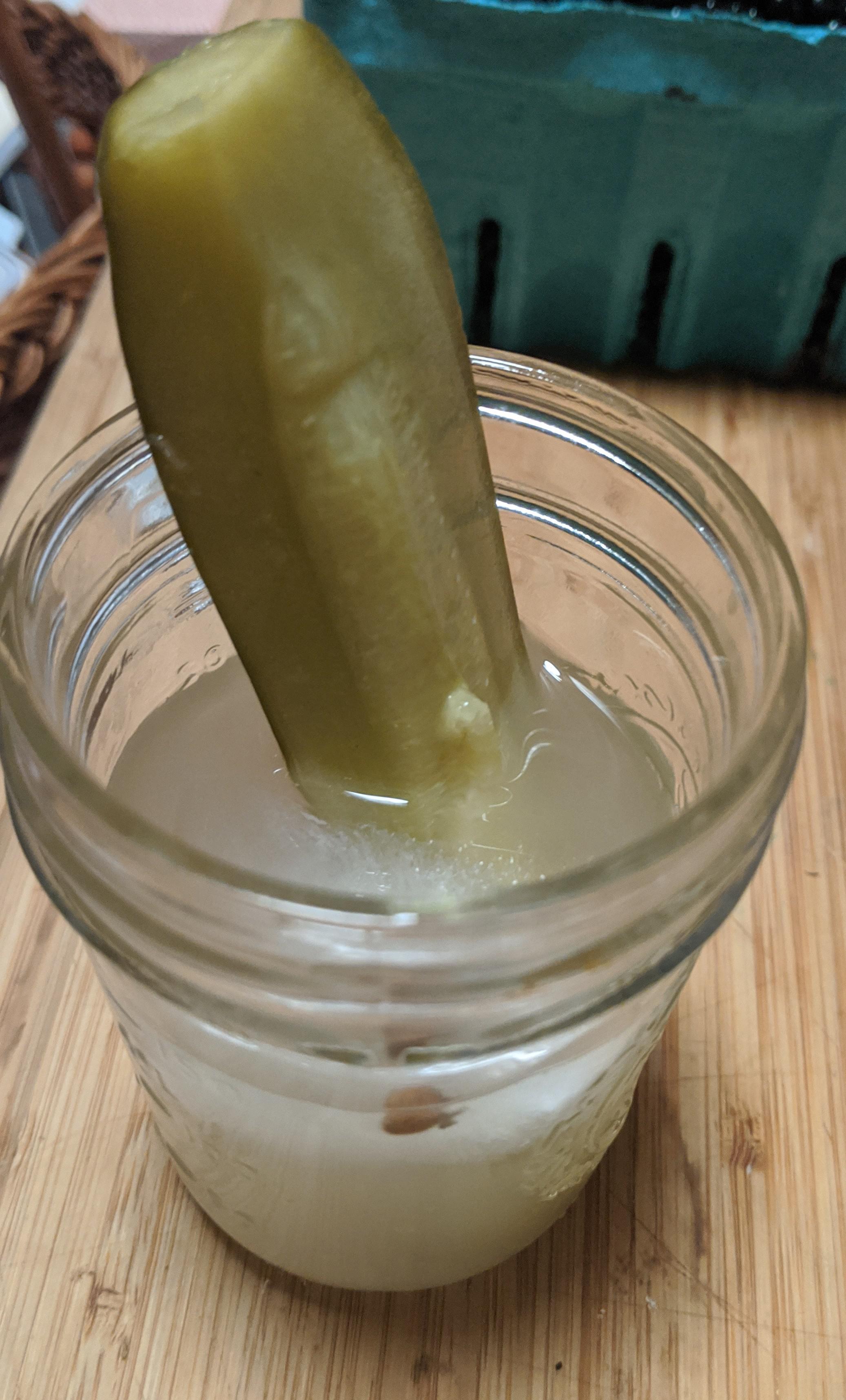 Pickle "Martini" (Gin + vermouth + brine) r/fermentation