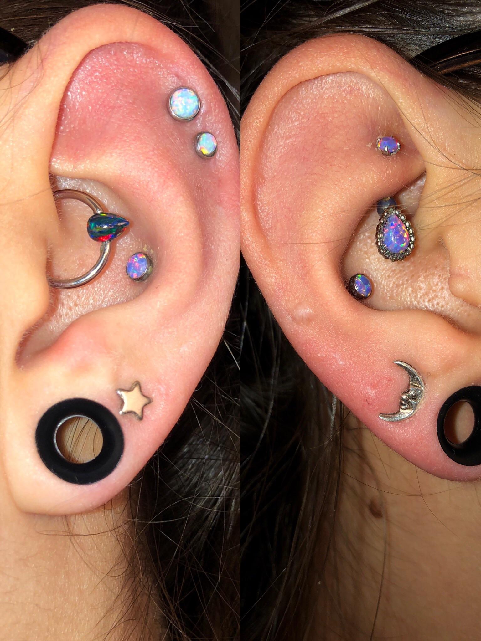 Current Ear Setup r/piercing
