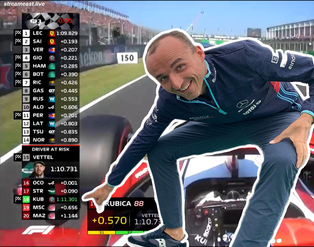 Faster than LEGENDARY Schumacher and Putin's bastard. r/formuladank