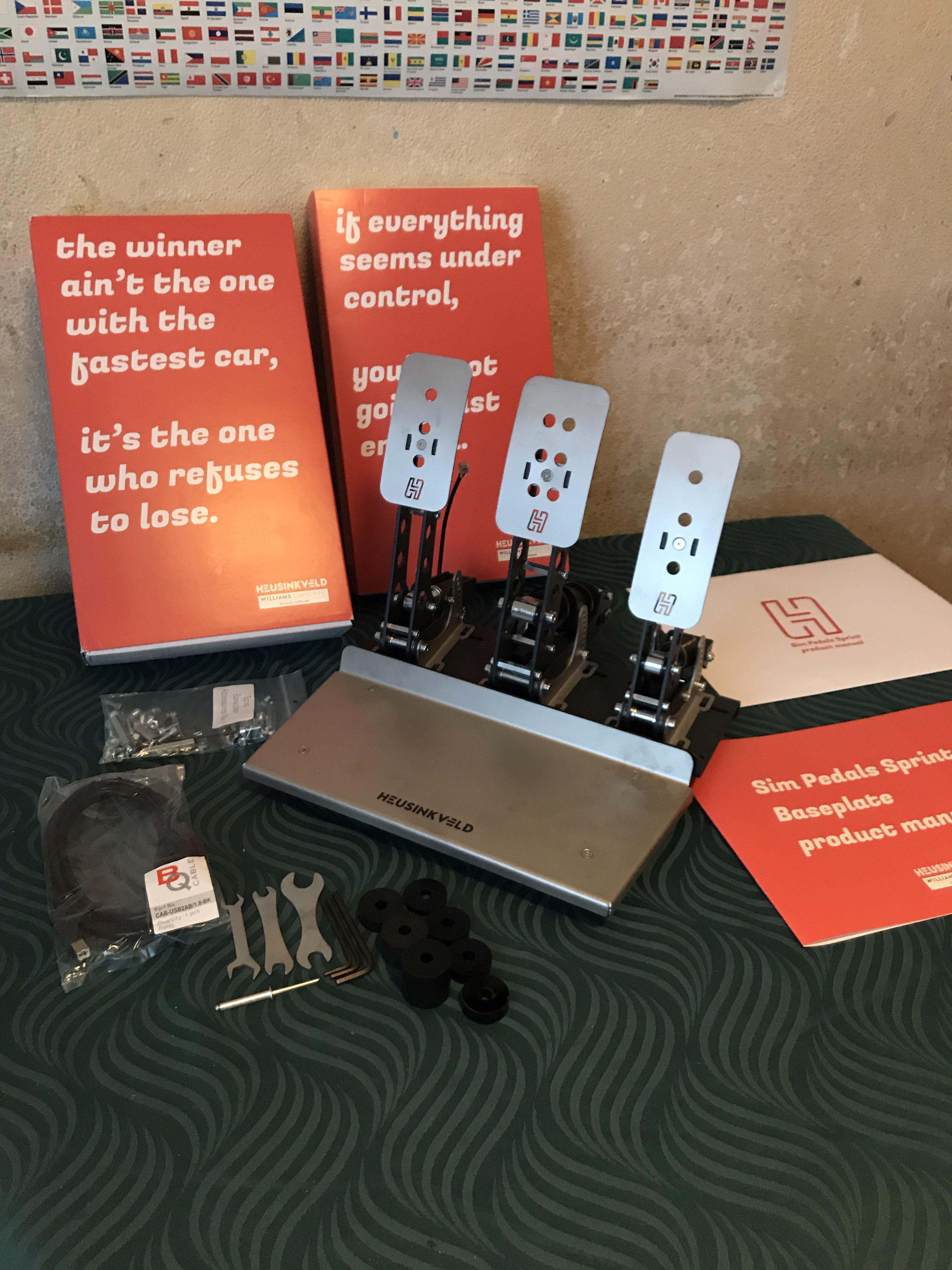 So finally received my Heusinkveld Sprint Pedals today! Only been