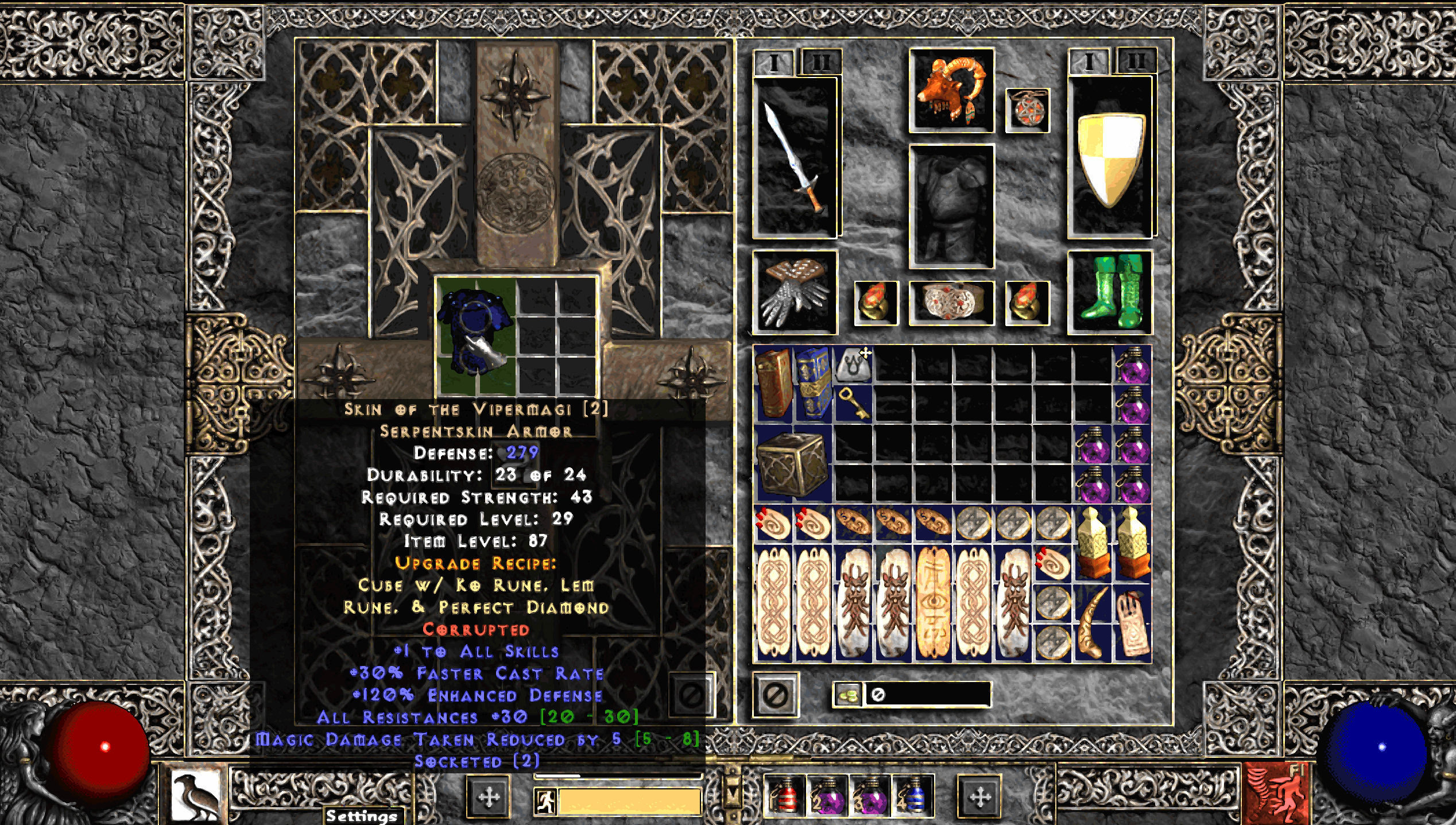 Slammed my perf res Vipermagi. Thank you PD2 gods ProjectDiablo2