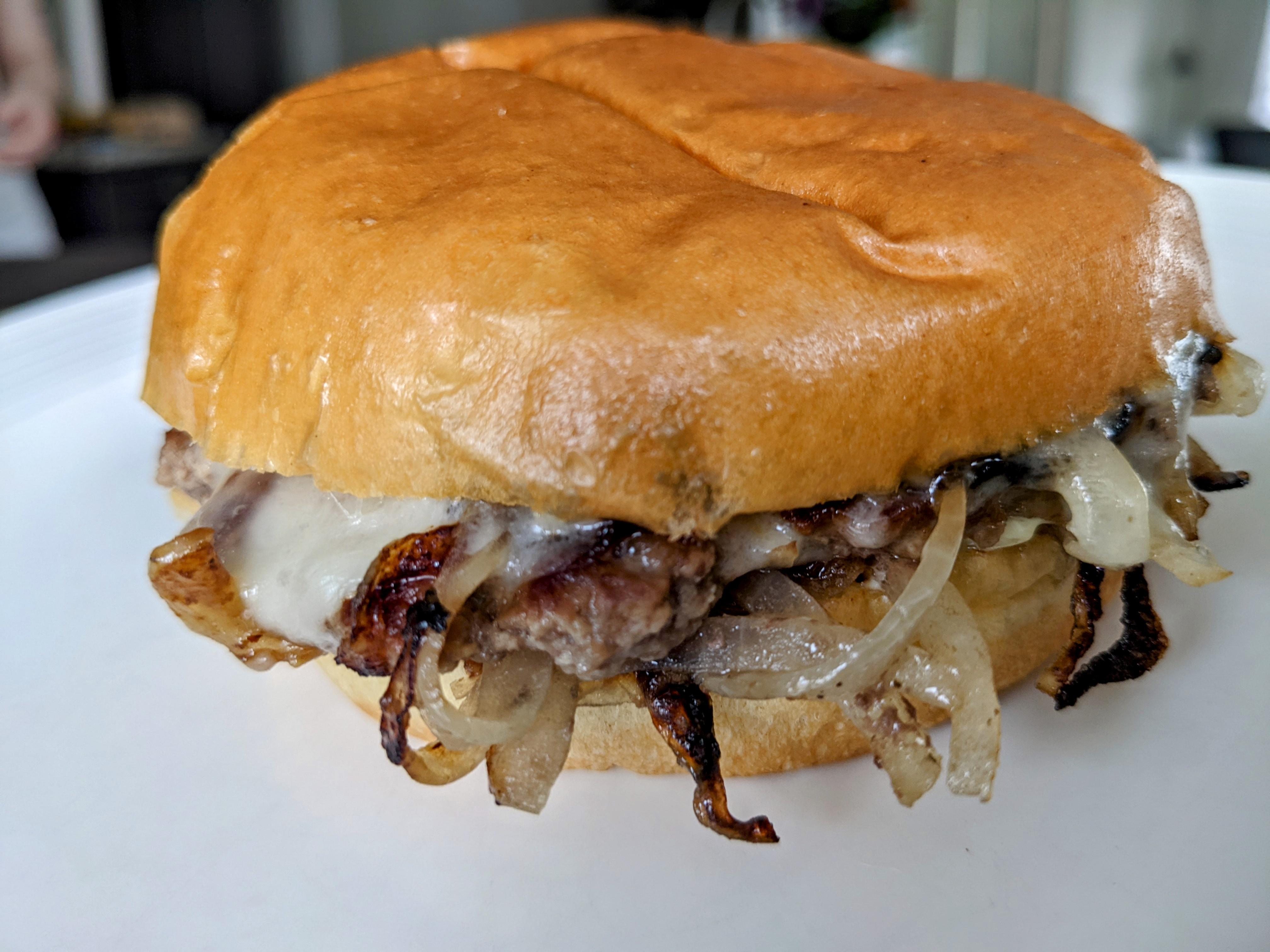 Oklahoma Onion Burger r/FoodPorn