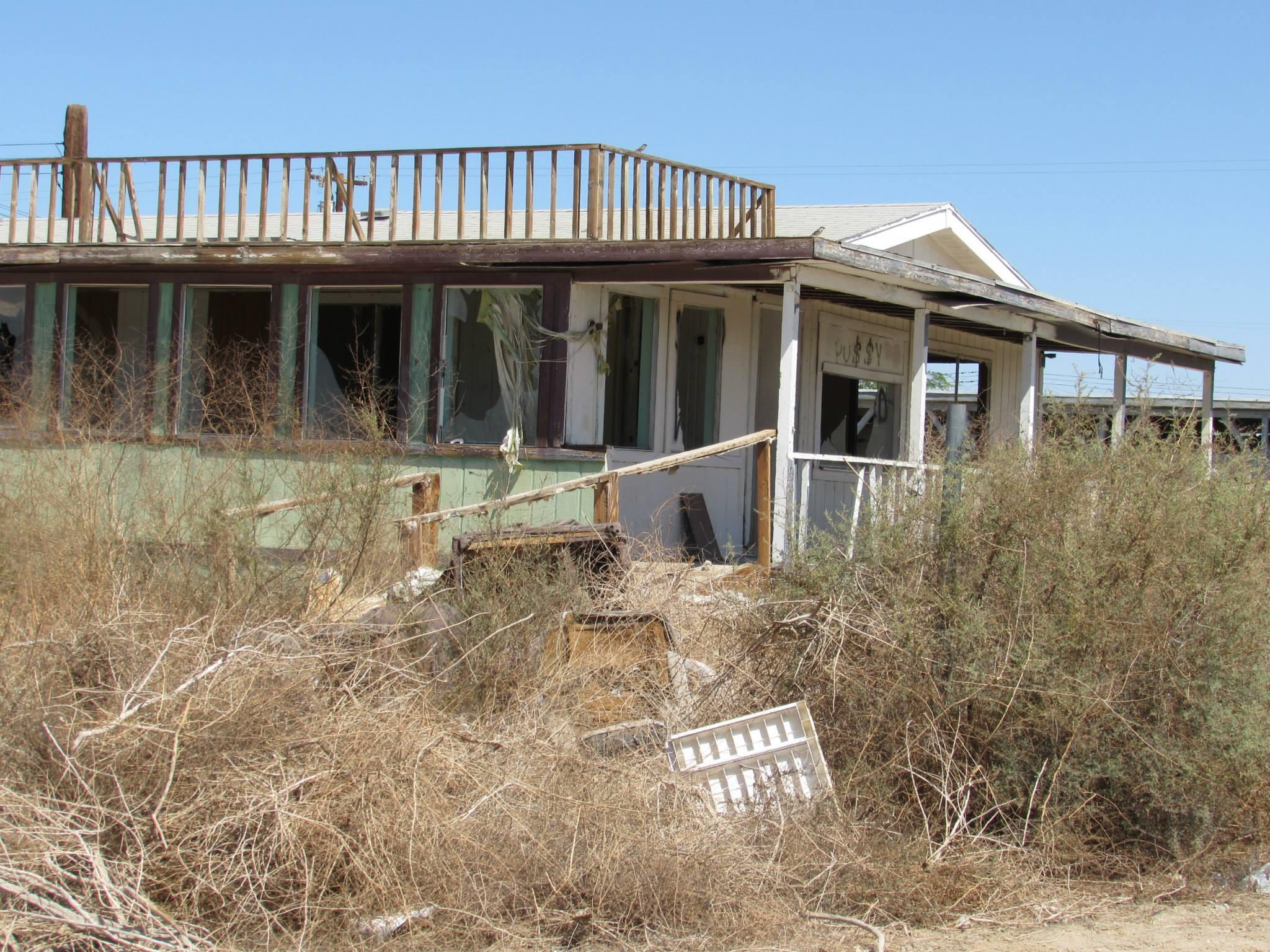 Abandoned Home in Bombay Beach, Salton Sea, Southern California r