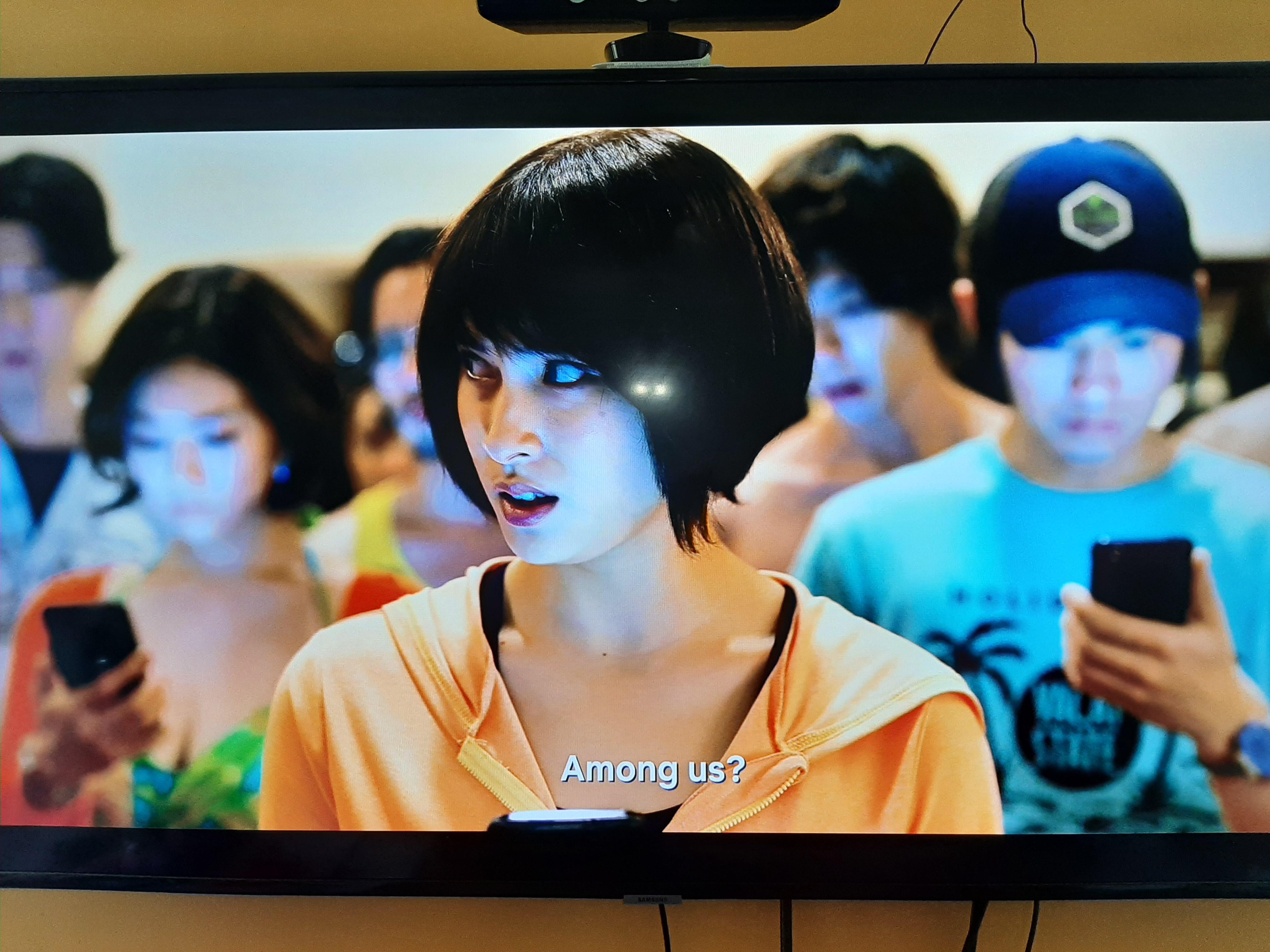 It's spreading to foreign Netflix shows... [Alice in Borderland] AmongUsMemes