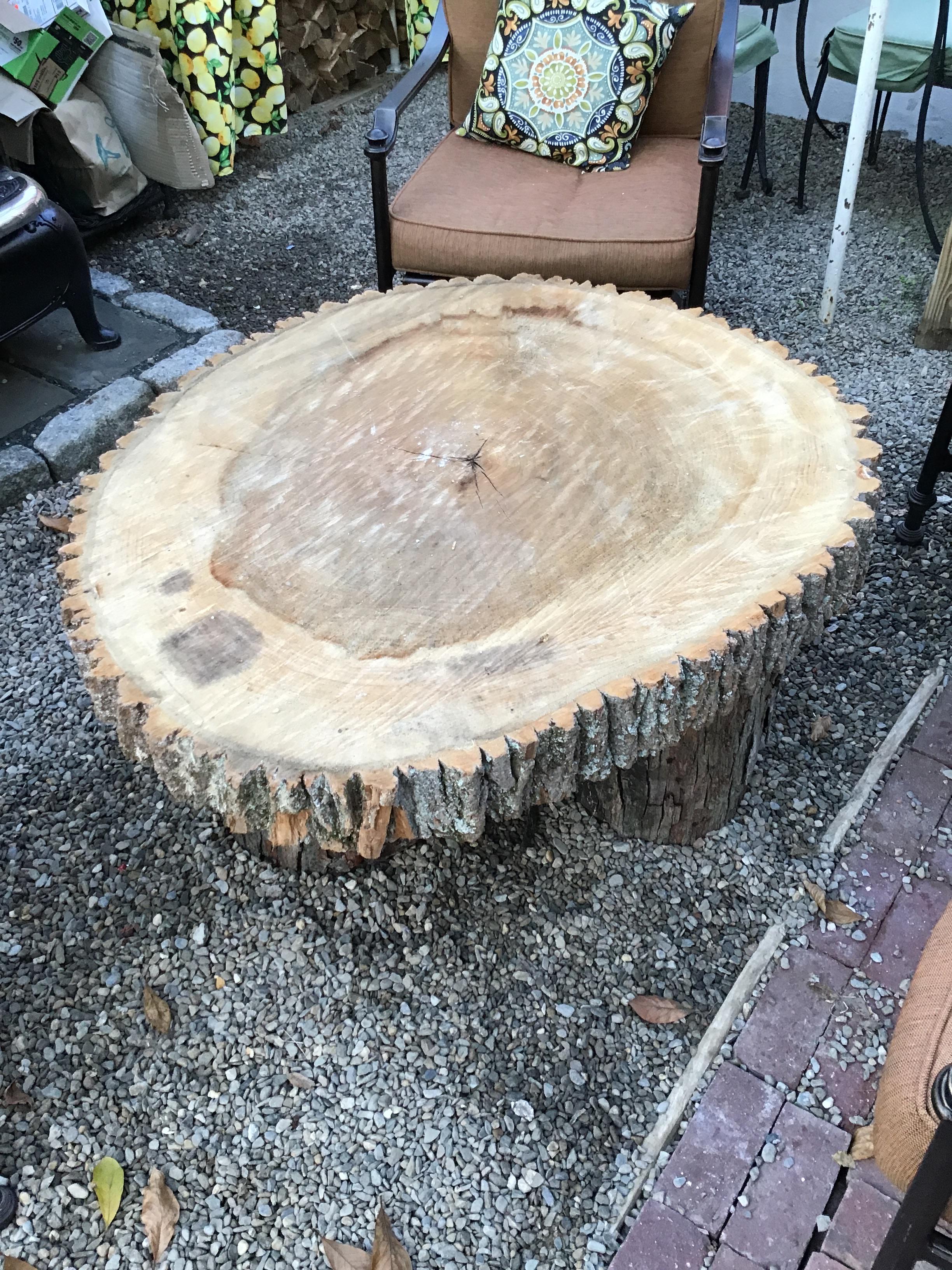 Tree ring table—help? r/woodworking