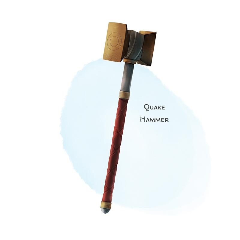 {The Griffon's Saddlebag} Quaker Hammer Weapon (light hammer) r