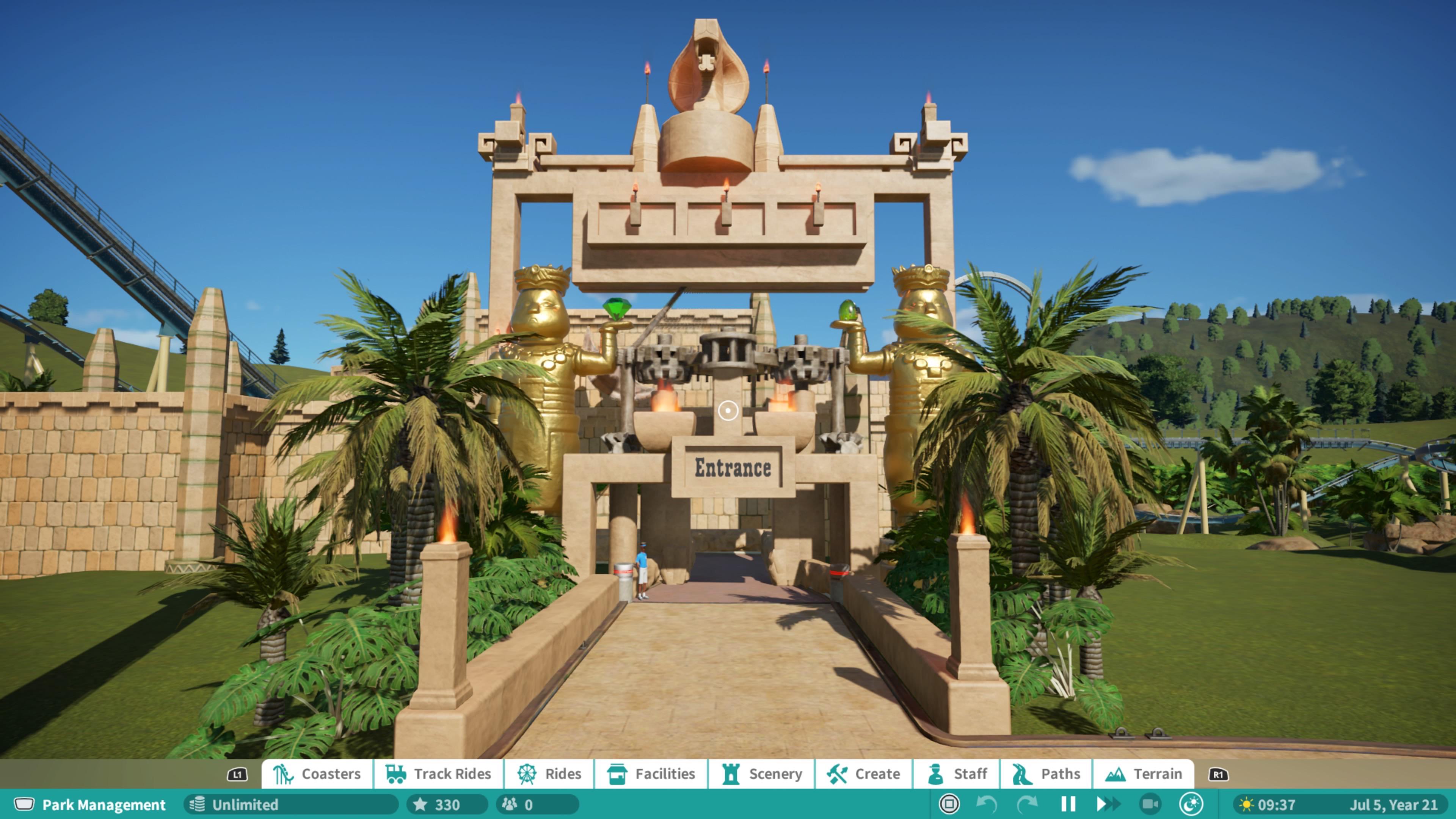 Entrance I made for an Egyptianthemed B&M