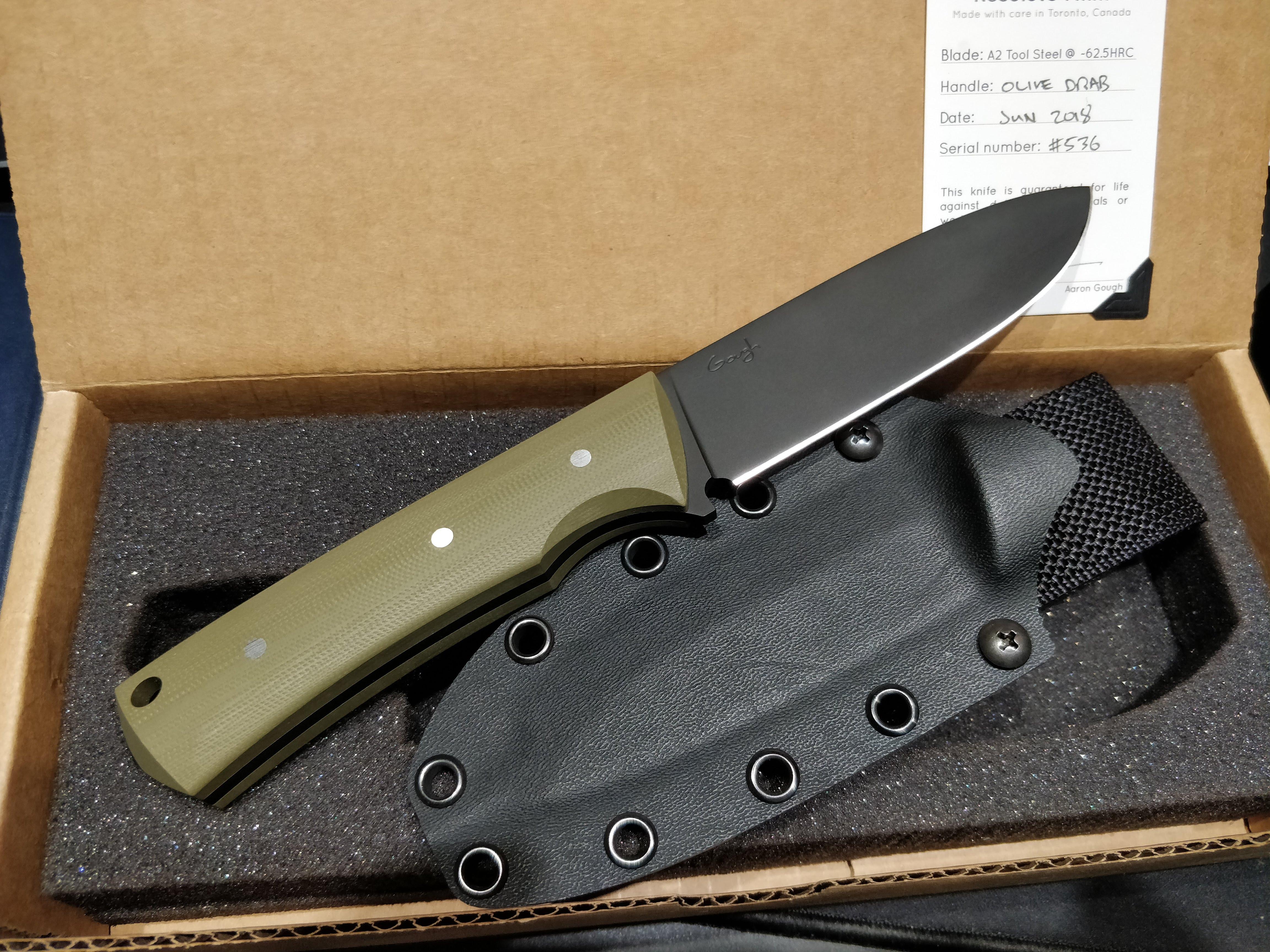 NKD Gough Resolute MkIII knives