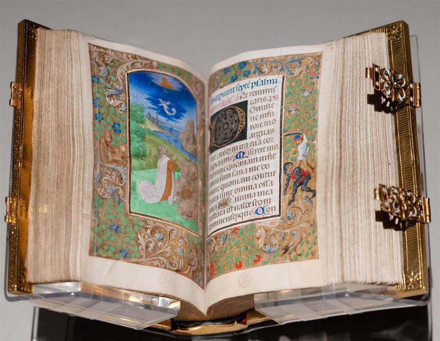 A hand lettered and illustrated (on vellum) Bible. (864 x 670) Pre1300