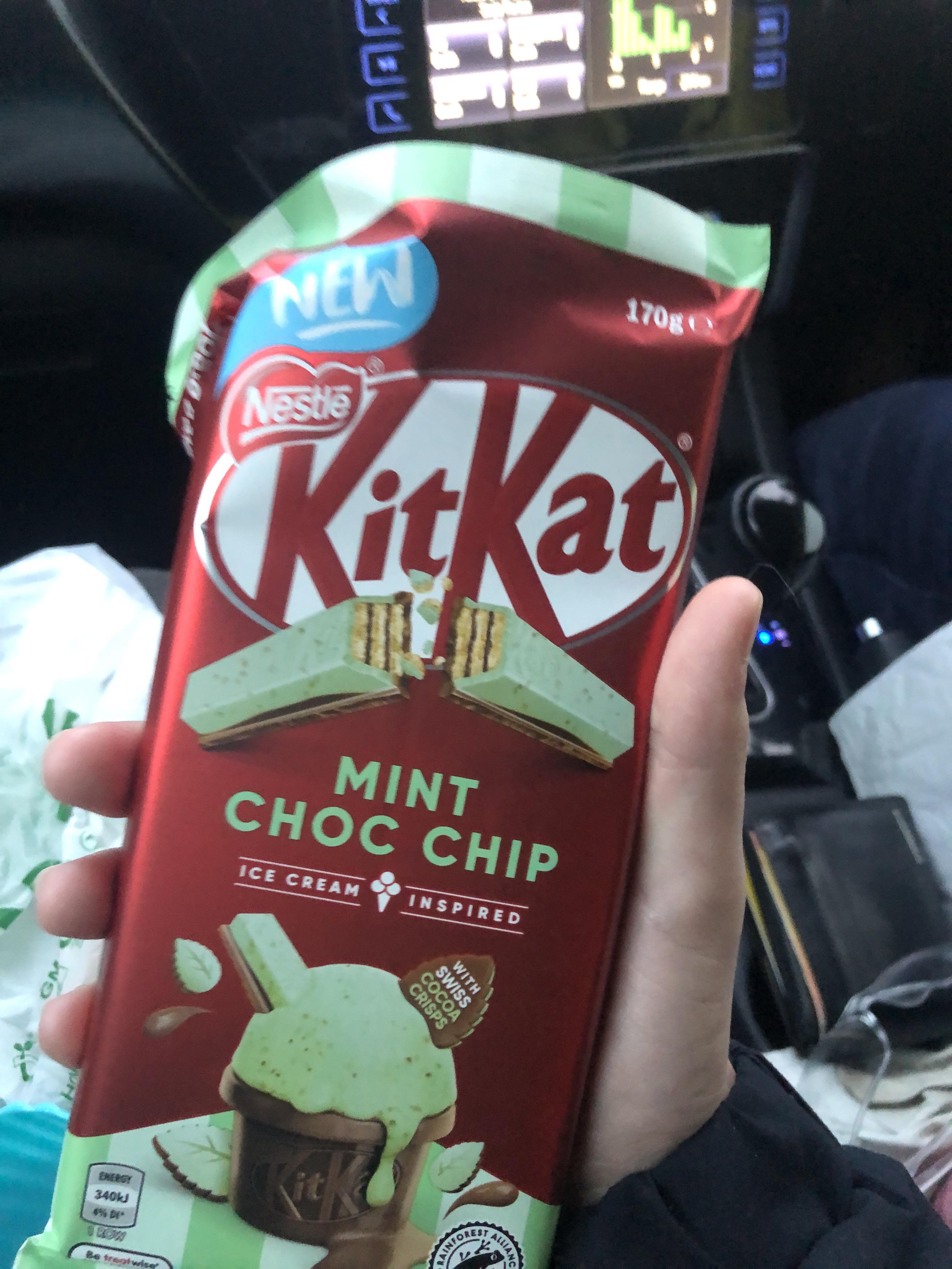 My first kit Kat, was always a big fan of Milo. New mint flavour is