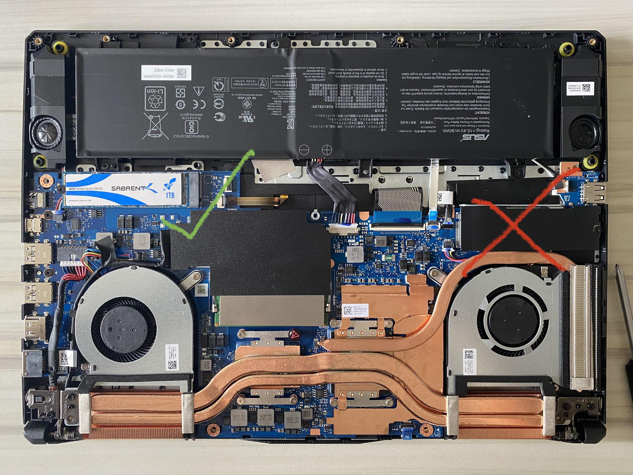 ASUS TUF A15 M.2 SSD PLACEMENT r/GamingLaptops