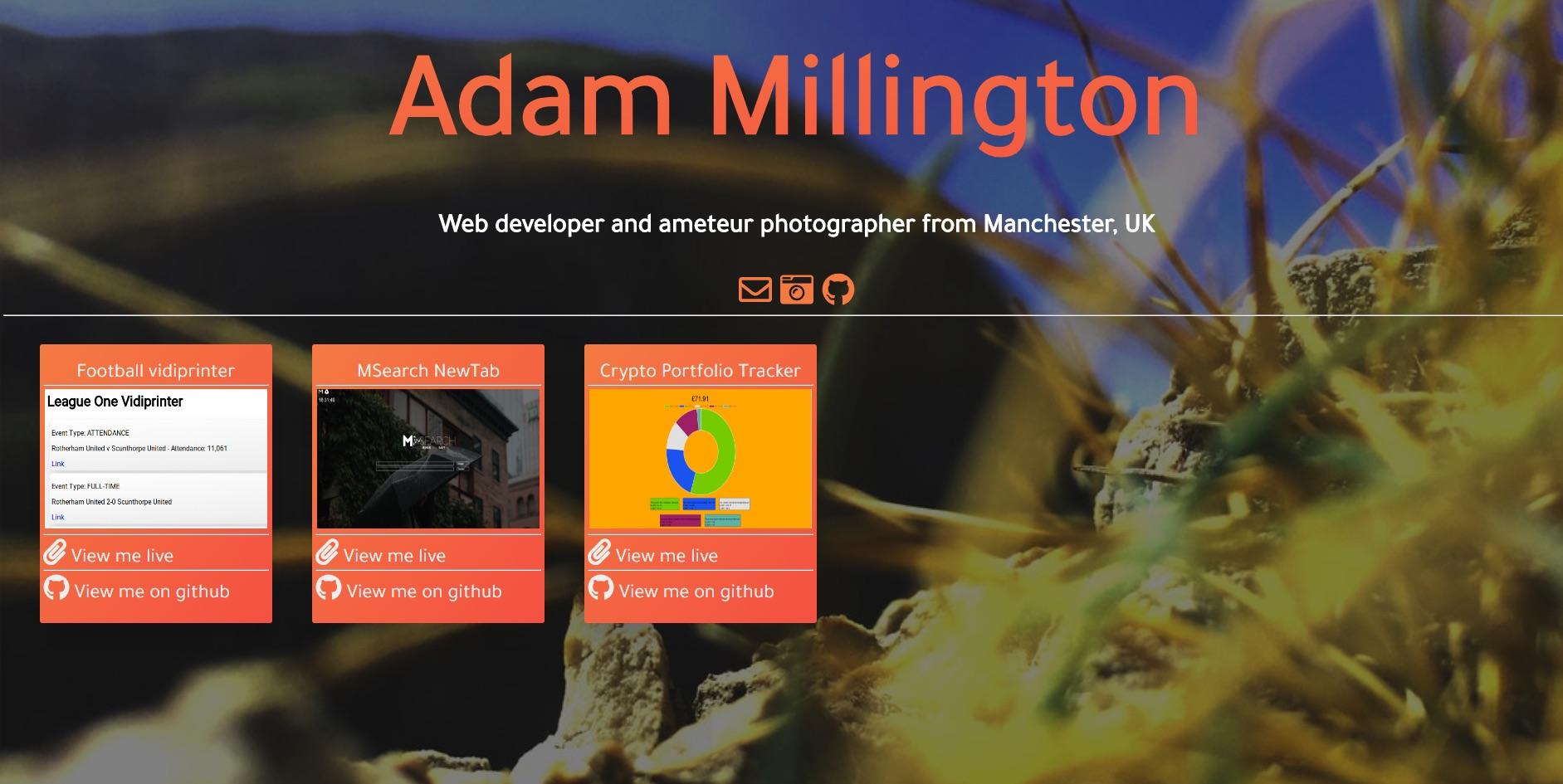 Working on a design for my first portfolio any tips r/web_design