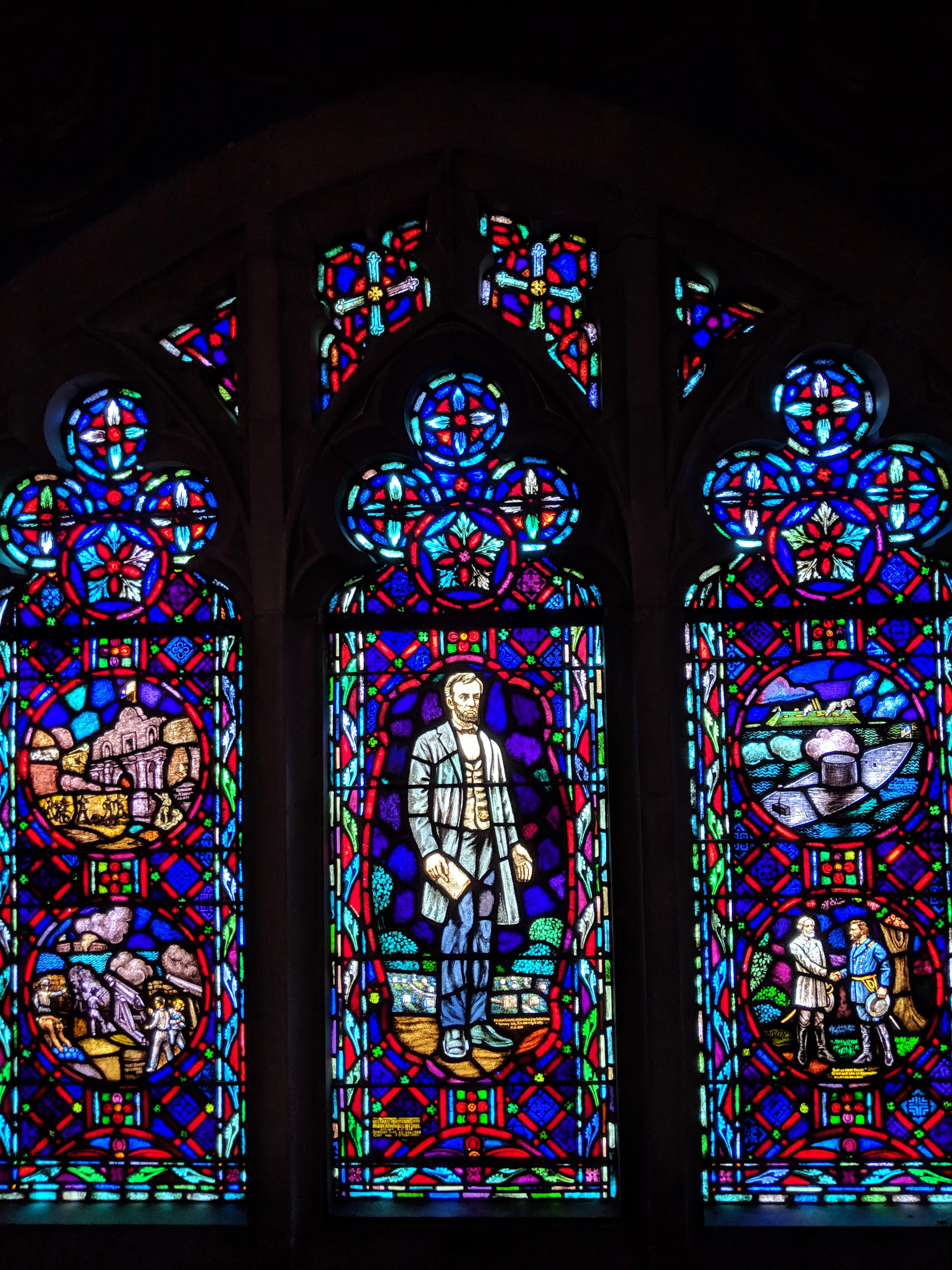 Here is one of my favorite Tiffany Stained Glass windows. The detail in