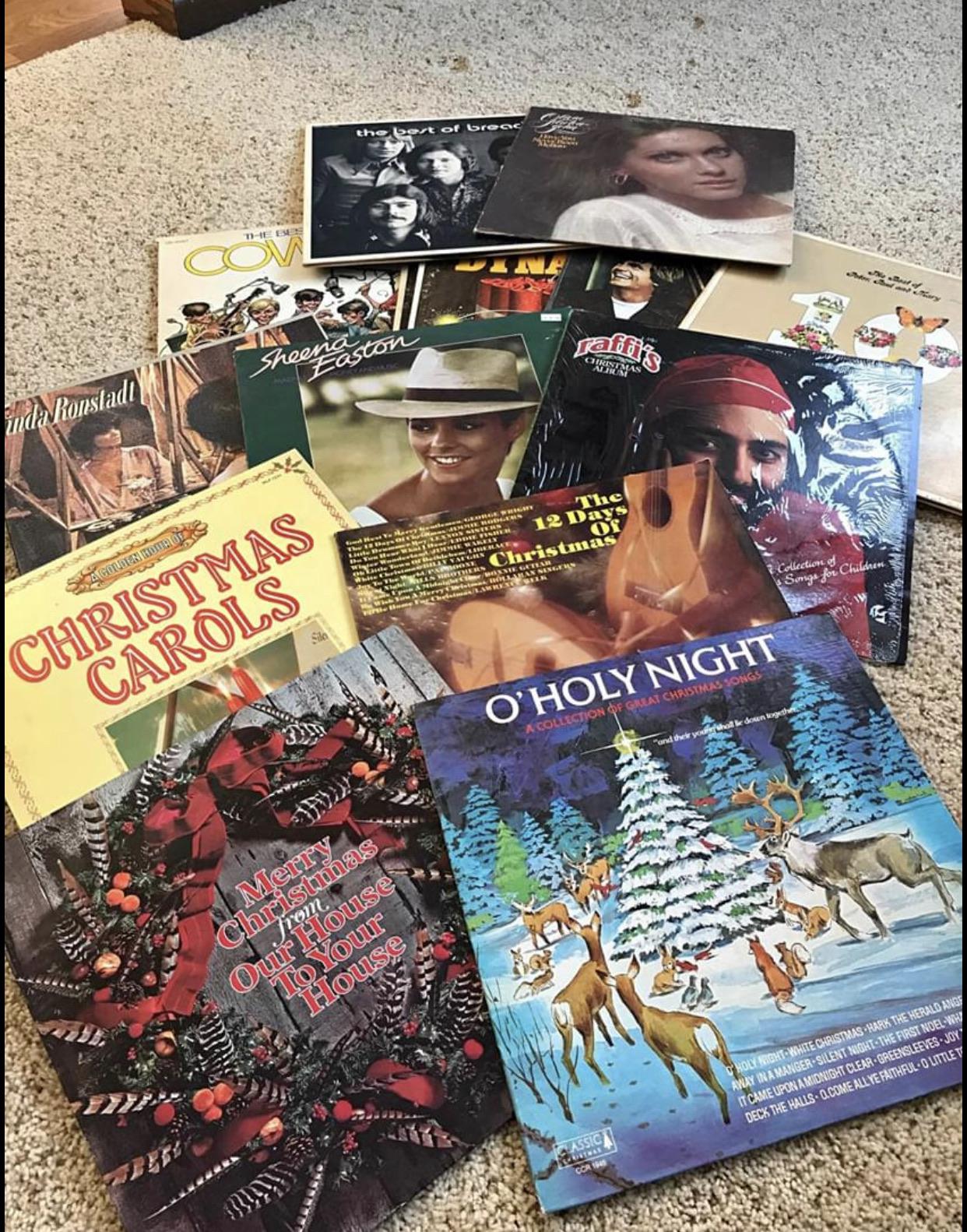 Selling my Vintage vinyls on Facebook. Asking 300 for all, want to