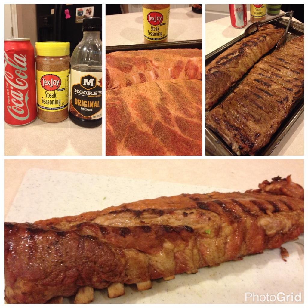 Grilled pork ribs I made using gifts and recipe from my reddit gift