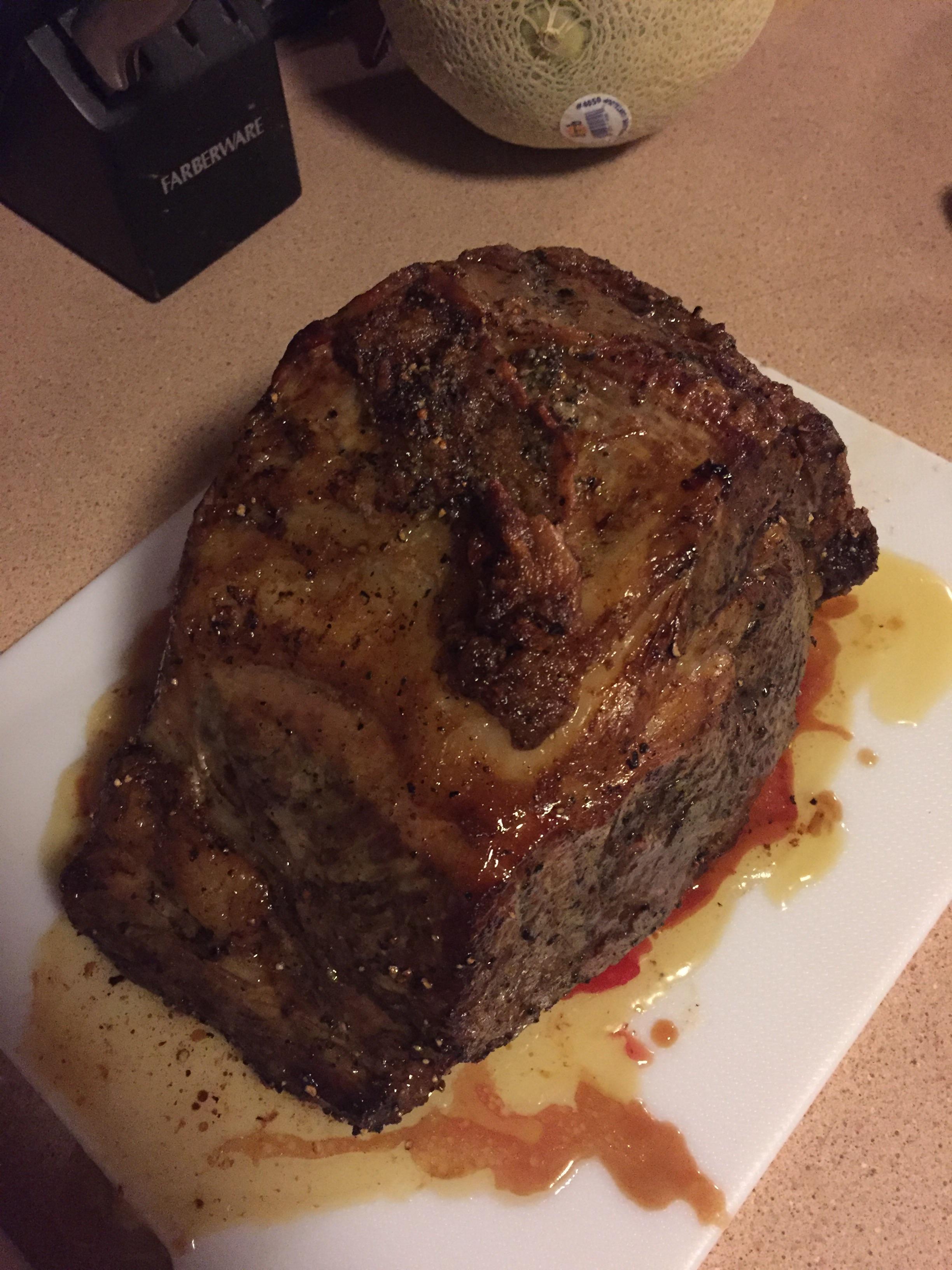 5lb Boneless Prime Rib Roast [Homemade] r/food