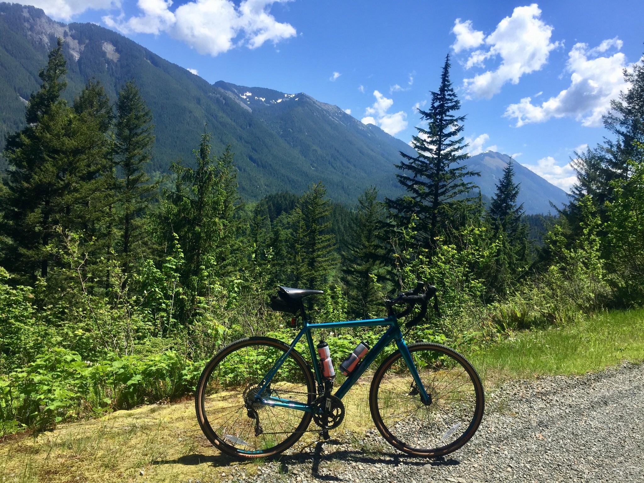 First time taking her off road! 40 miles of Iron Horse Trail, WA r