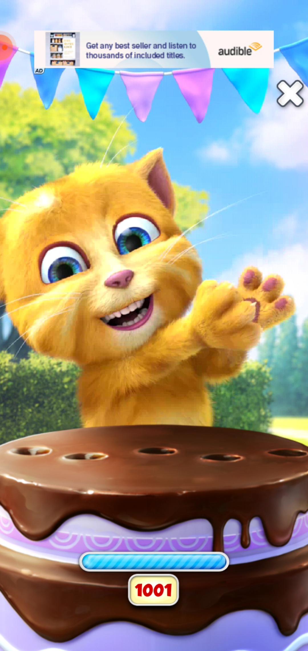 1001 on the Talking Ginger 2 Birthday Candle Game r/MobileGaming