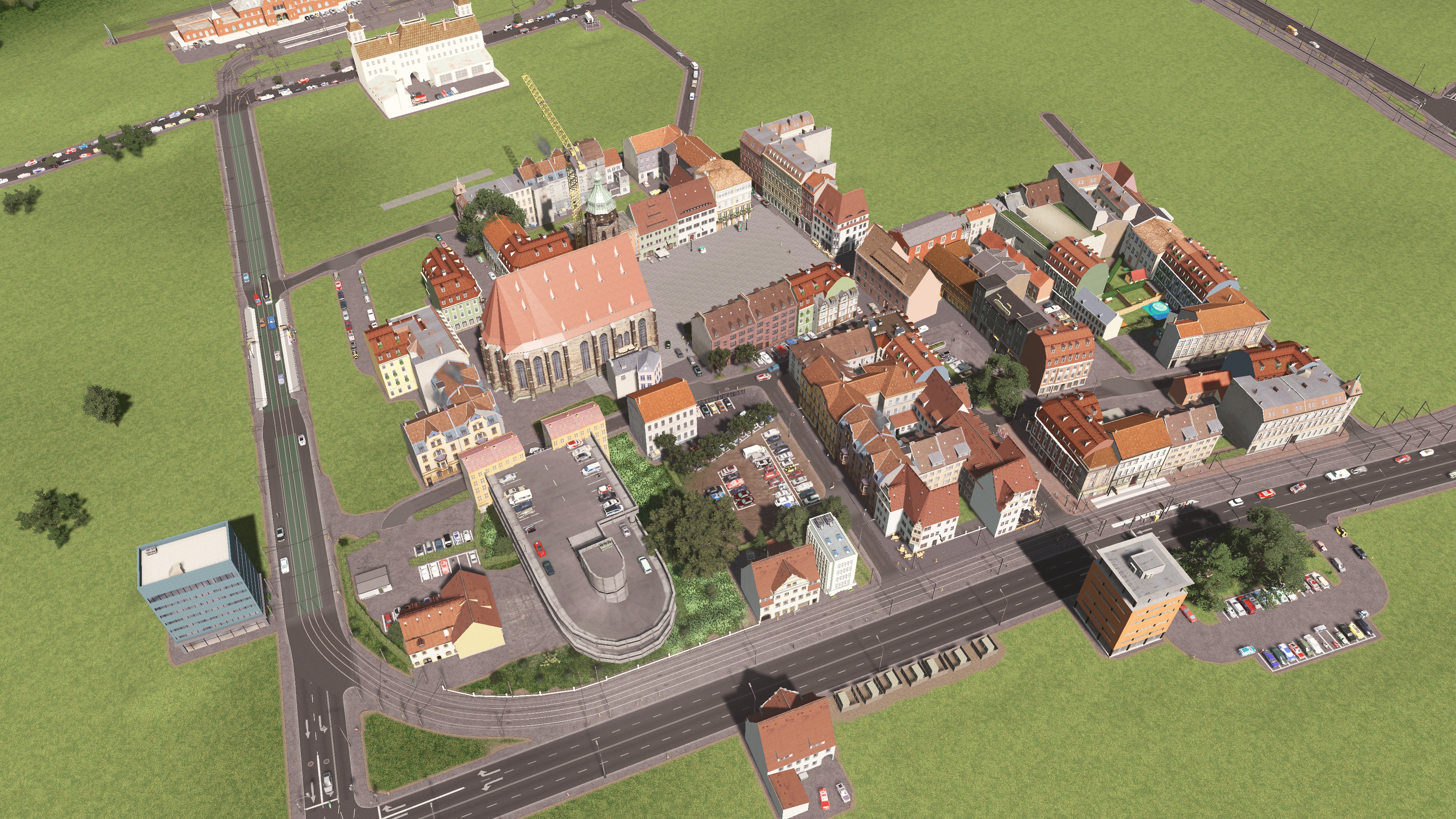 Starting a new super detailed german city. r/CitiesSkylines