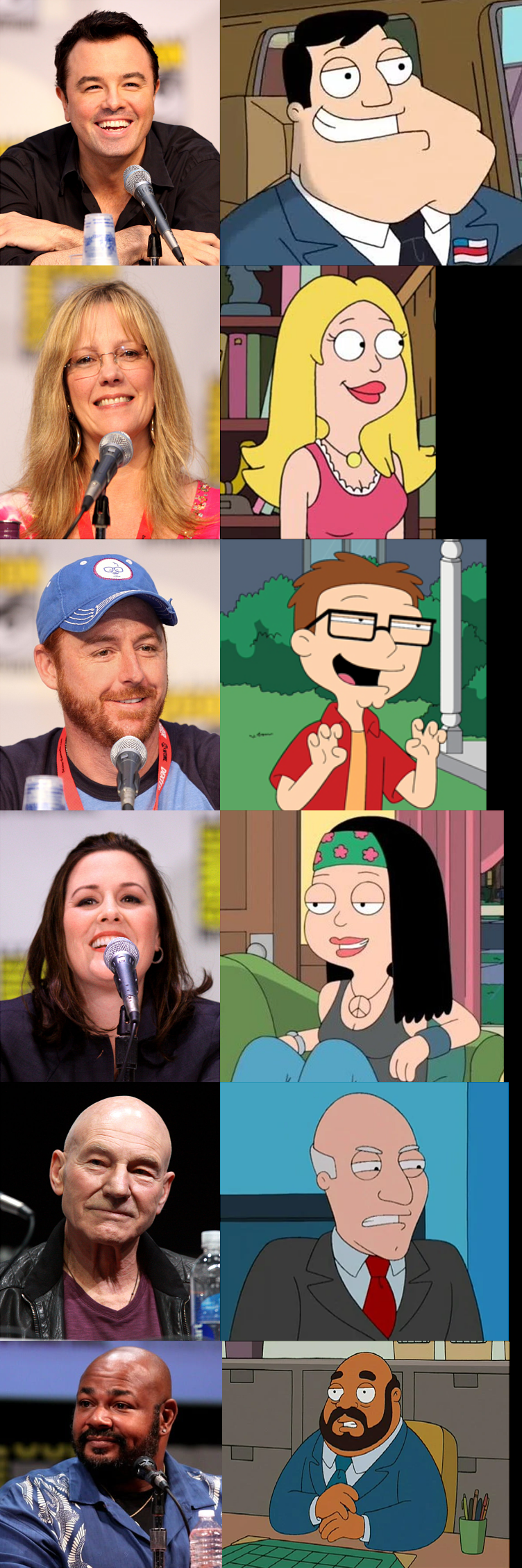 Is it just me, or do a few of the voice actors *slightly* resemble