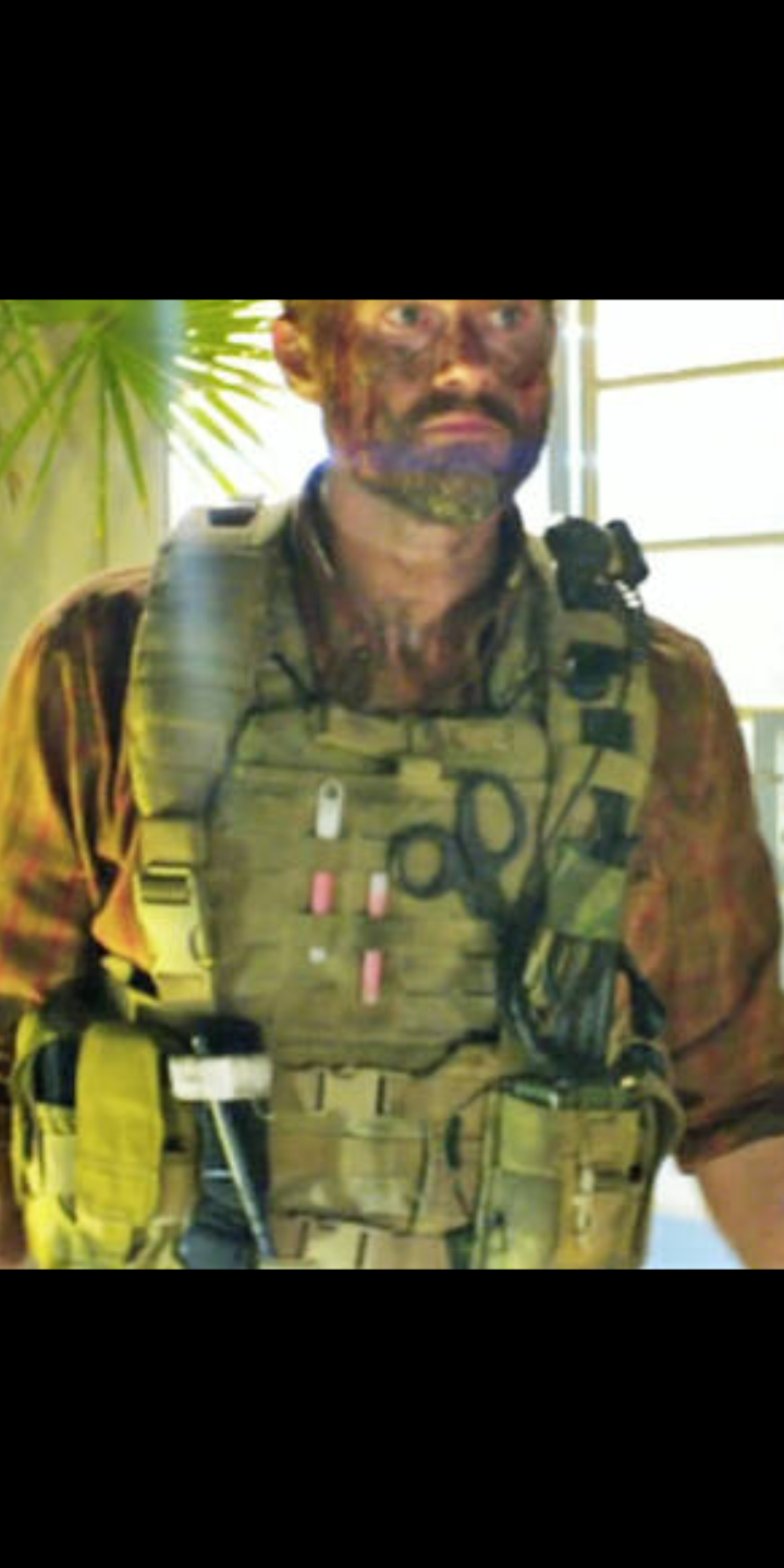 in 13 hours, is Rone wearing a plate carrier under a chest rig? r