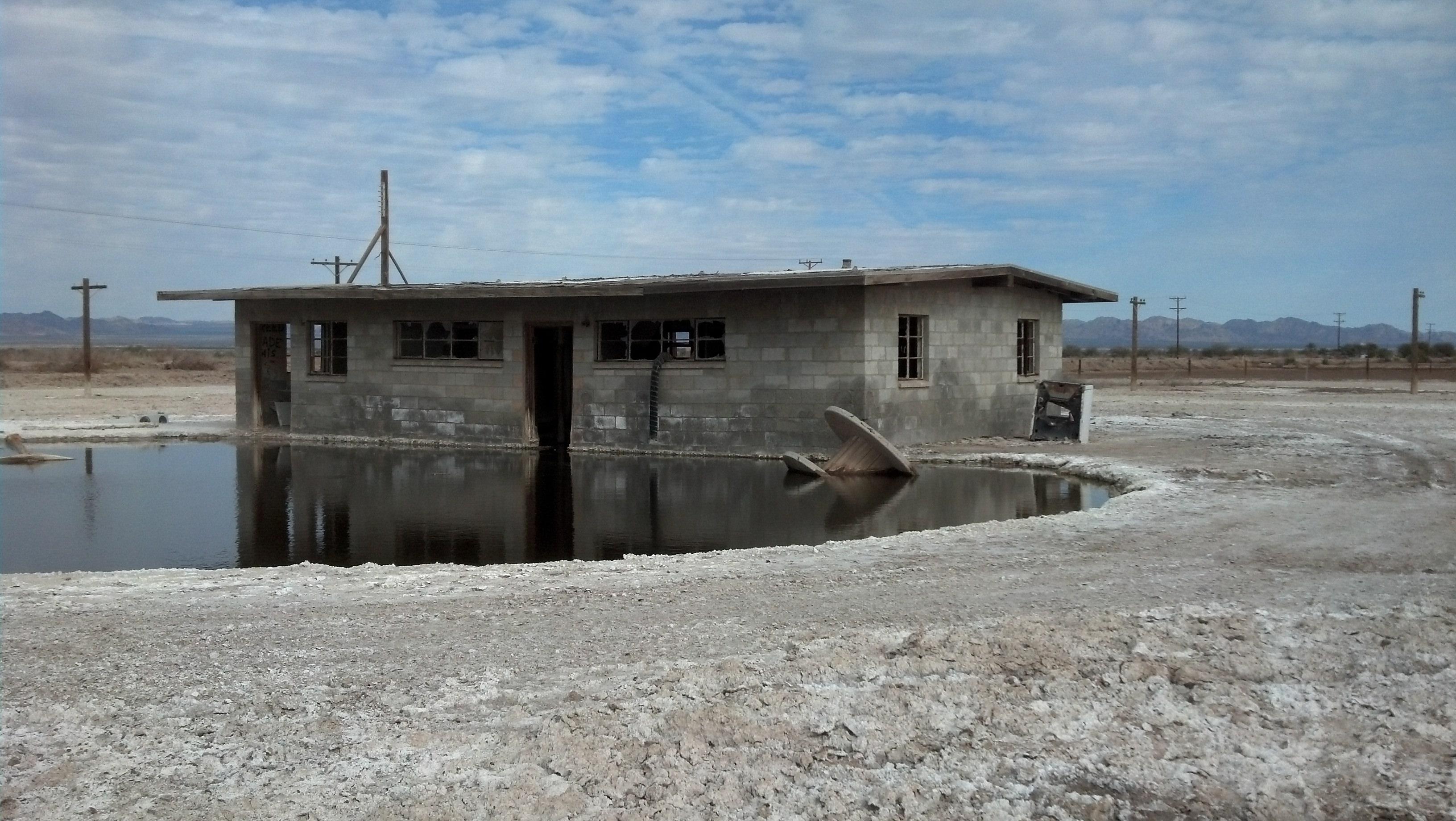 A Closer Look; Abandoned building near the Salton Sea, Southern