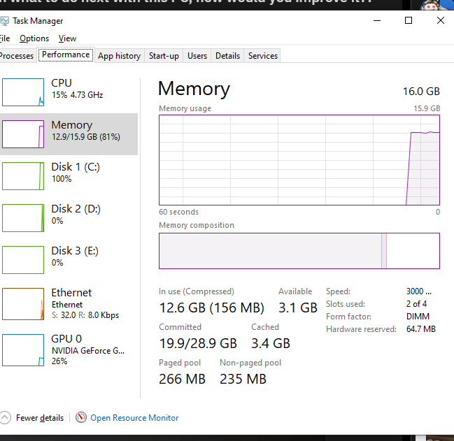 Escape from Tarkov using this much memory?? r/EscapefromTarkov