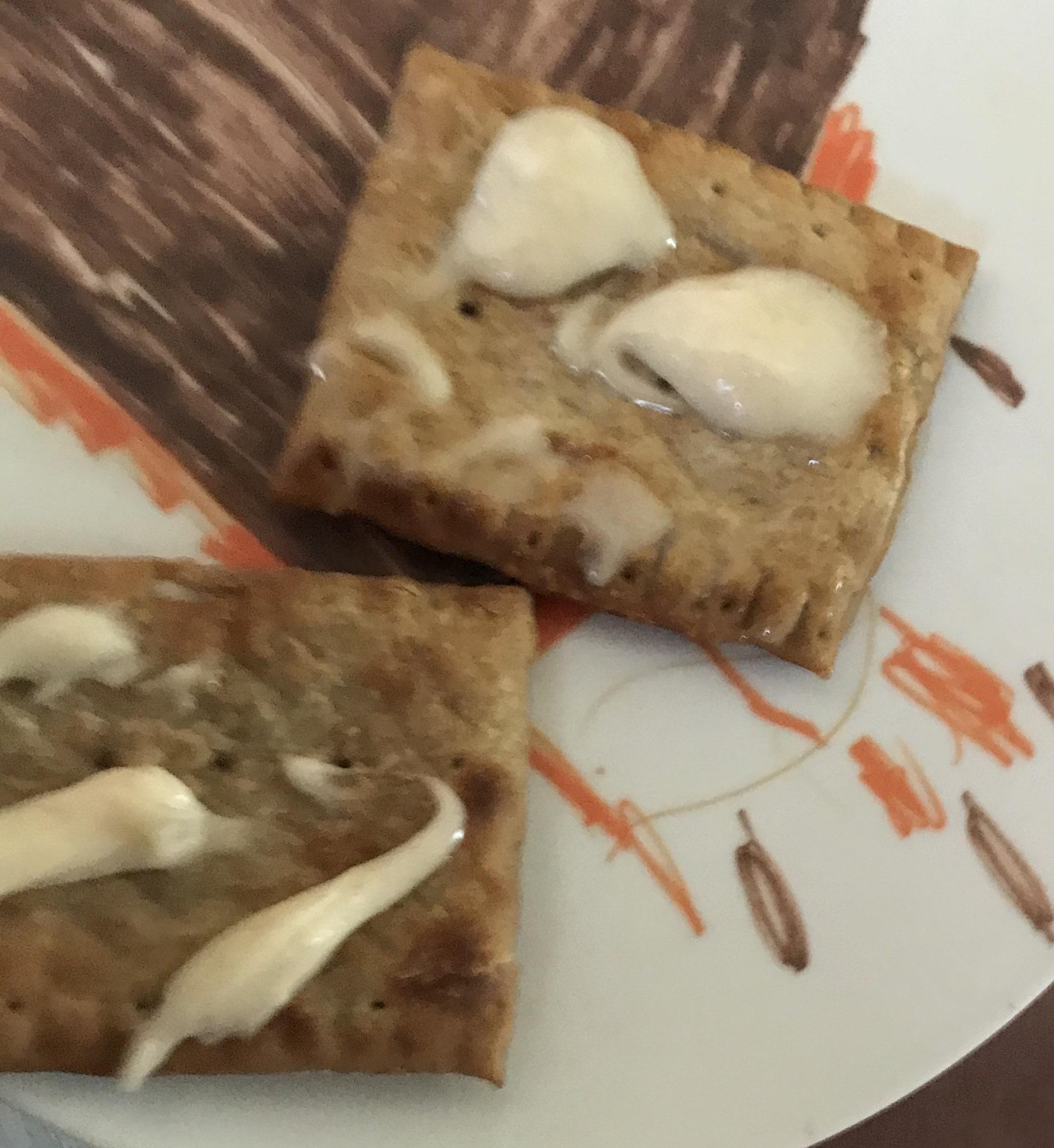 The way my brother put his toaster strudel frosting on (sorry for bad