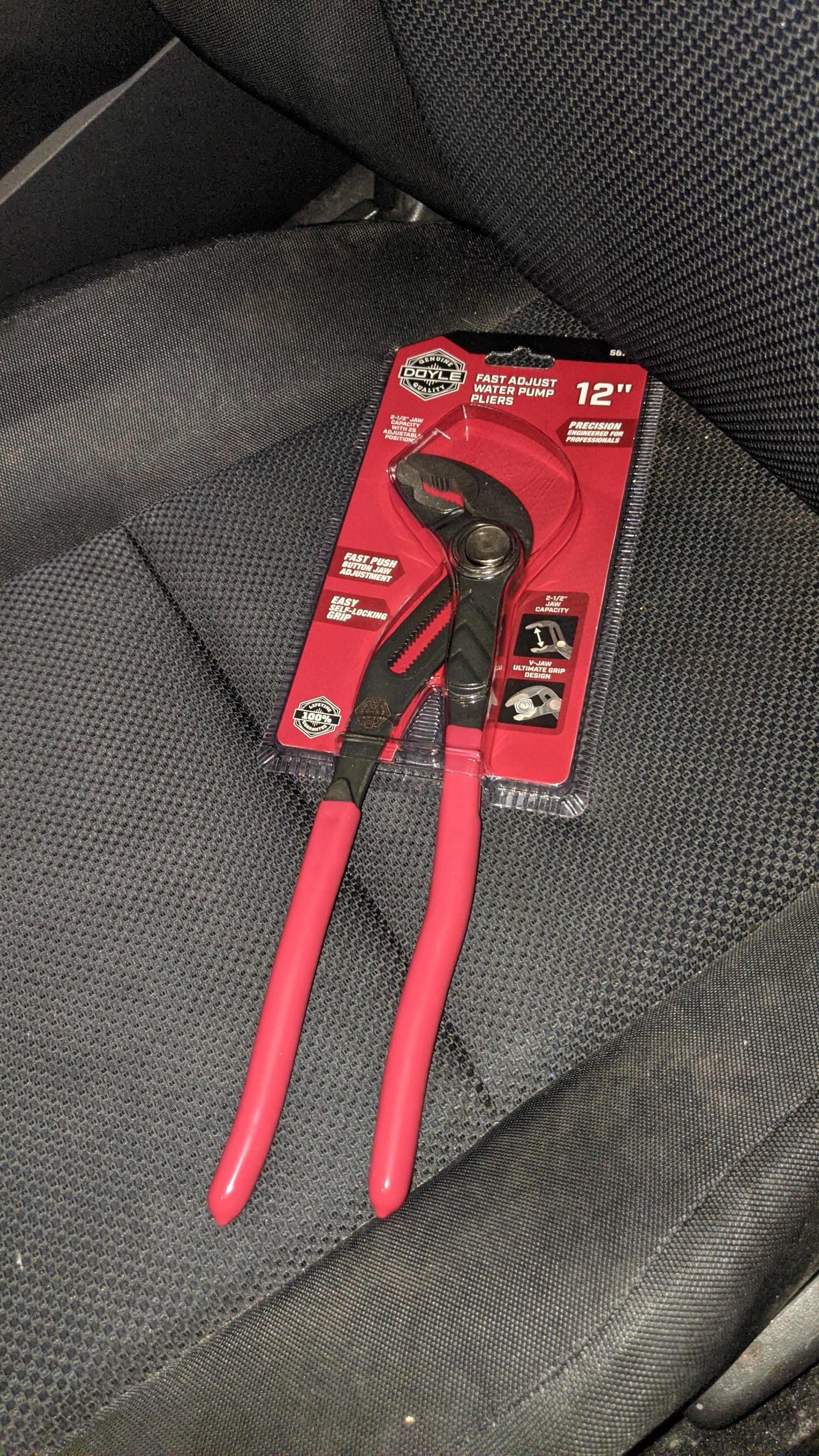 NTD Doyle 12 inch water pump pliers from Harbor Freight. r/Tools
