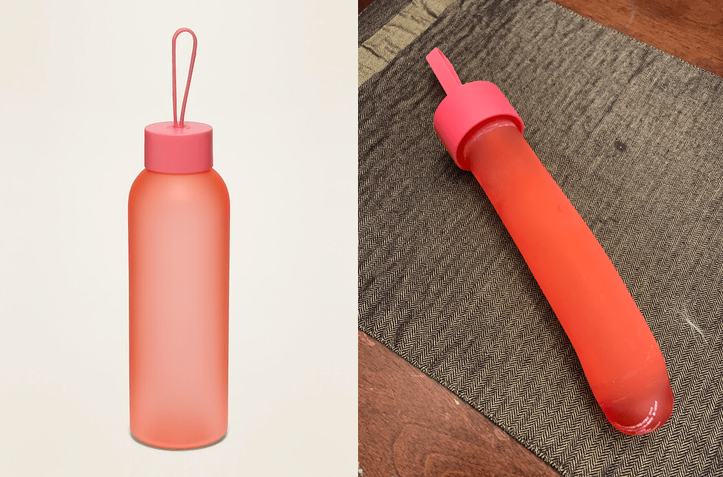 Put my daughter's Old Navy water bottle in the dishwasher. Long story