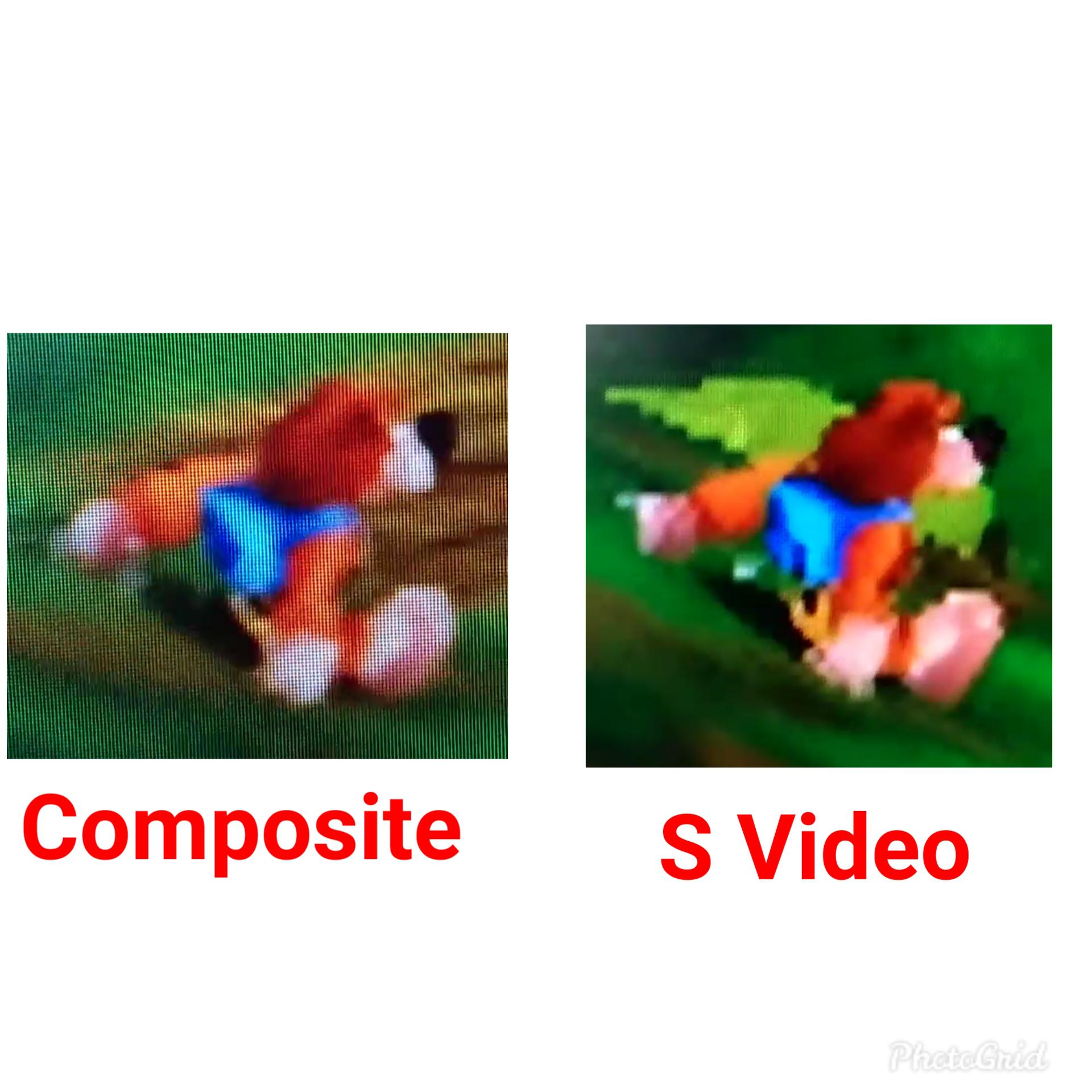 Which of these images do you prefer? Composite vs SVideo on LCD TV