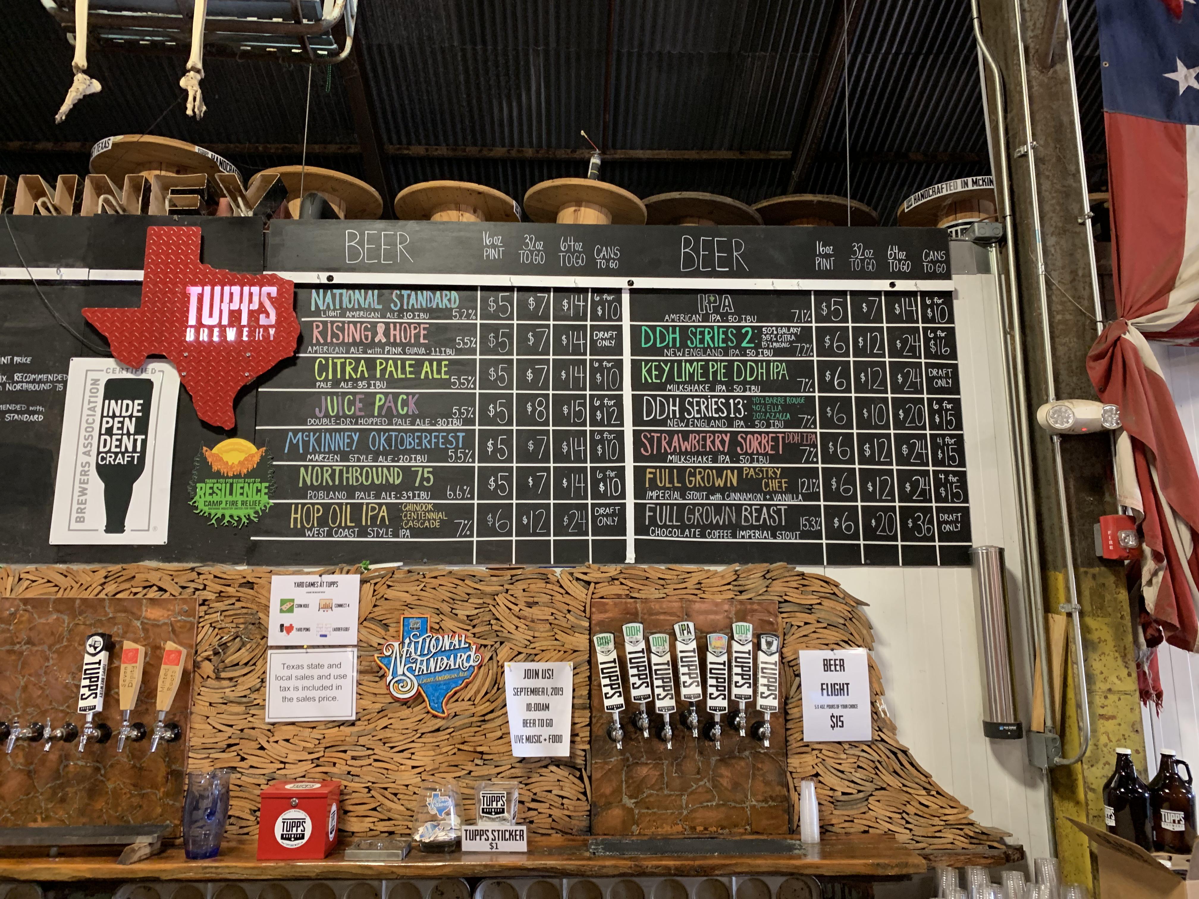 What a beautiful sight, finally beer to go from a Texas brewery! And my