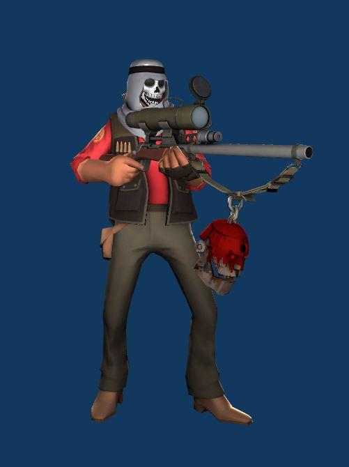 Skeleton sniper loadout TF2fashionadvice