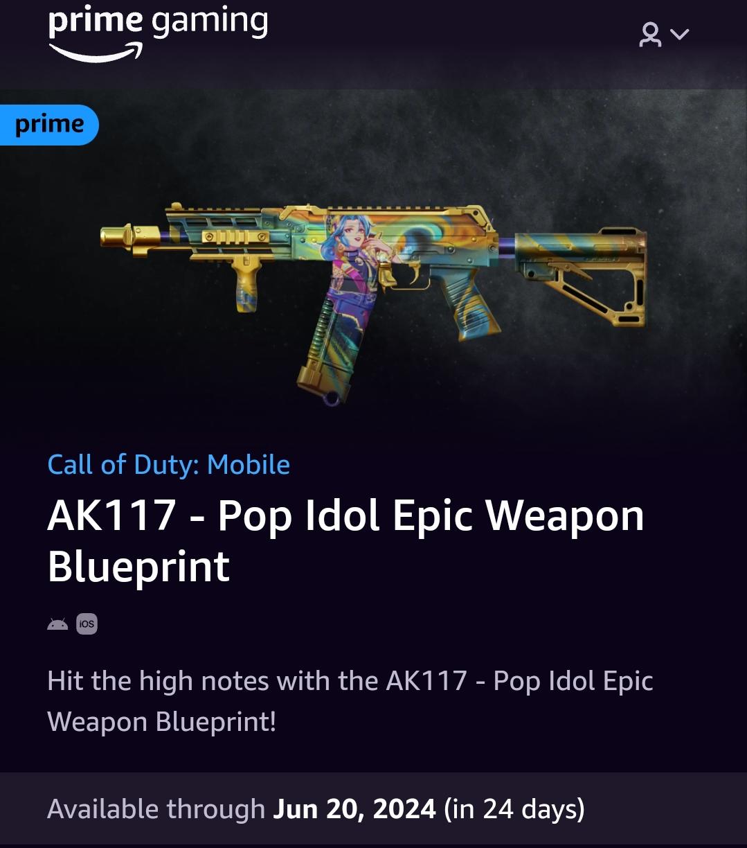 Attention! Epic AK117 FREE thru Amazon Prime Gaming 🙌🏽😍 r