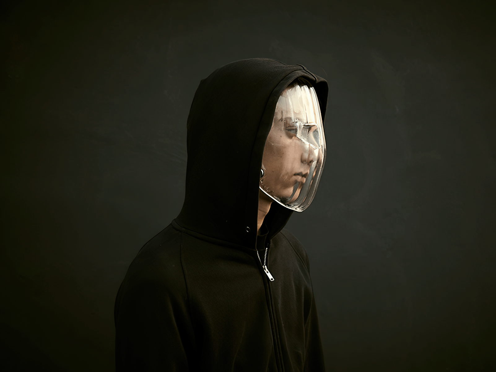 PsBattle Facial recognition concealing mask. (Xpost r/Cyberpunk