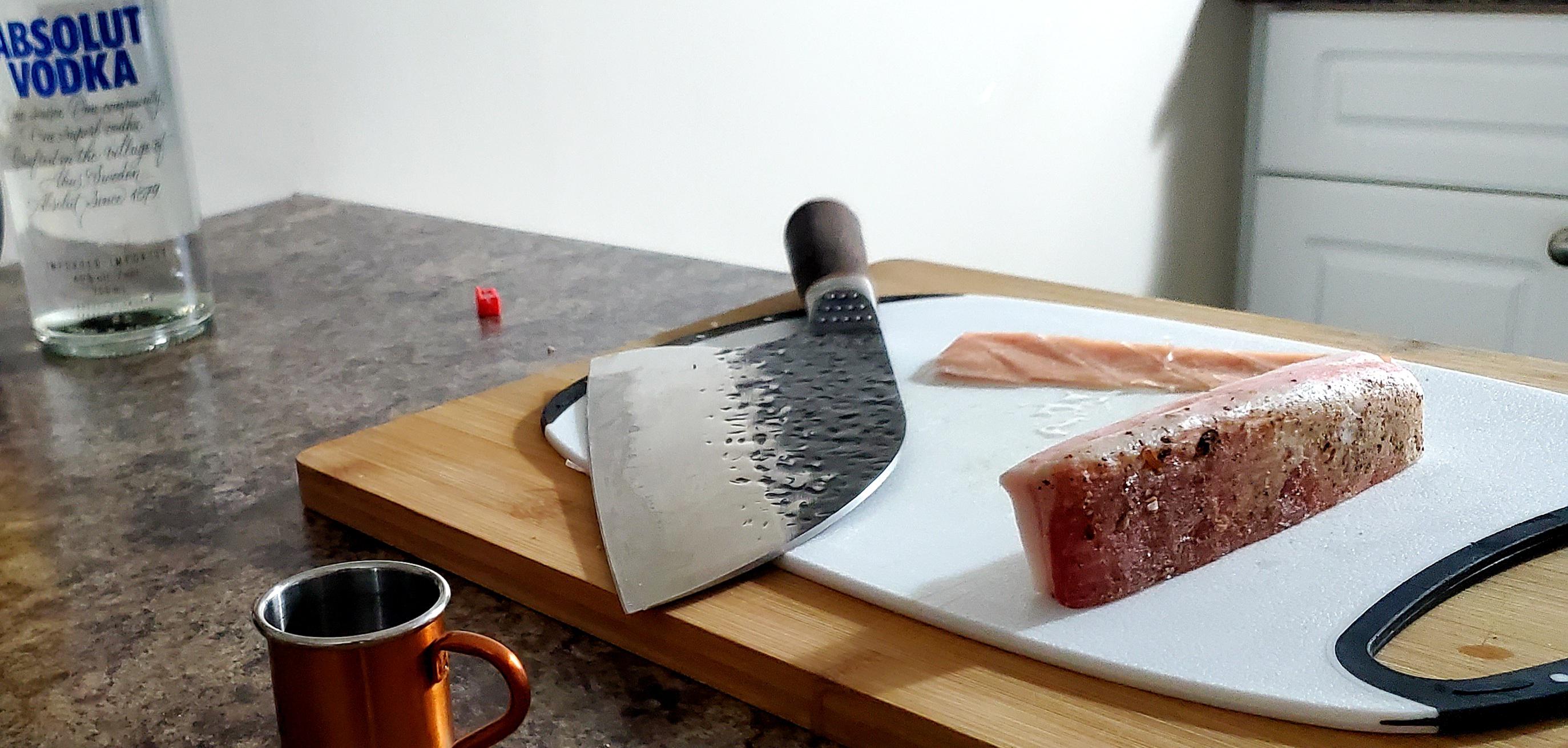 Vodka. Knife. Pig. r/chefknives