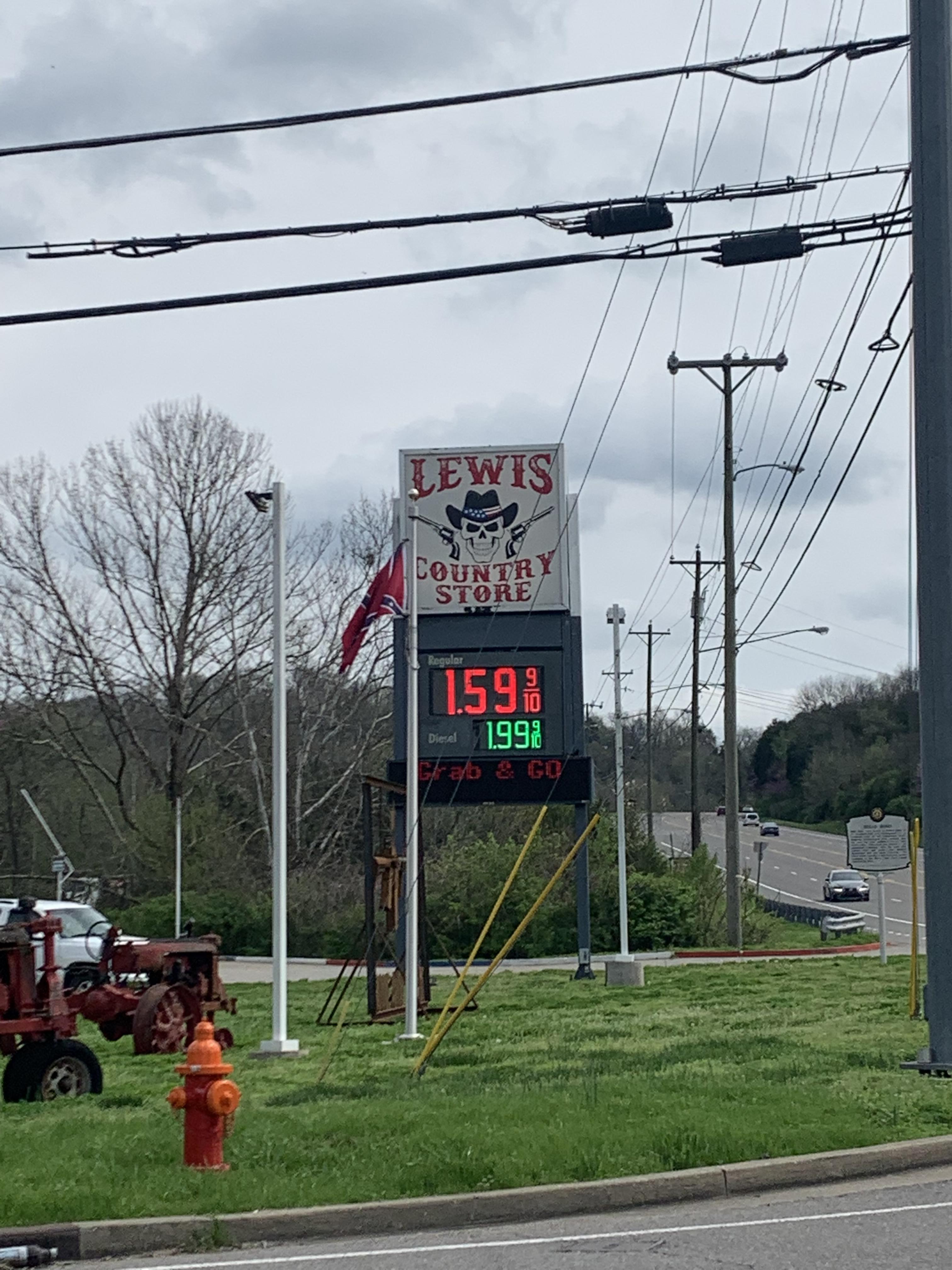 End Times Gas Prices. Off Briley, Ashland City Highway. r/nashville