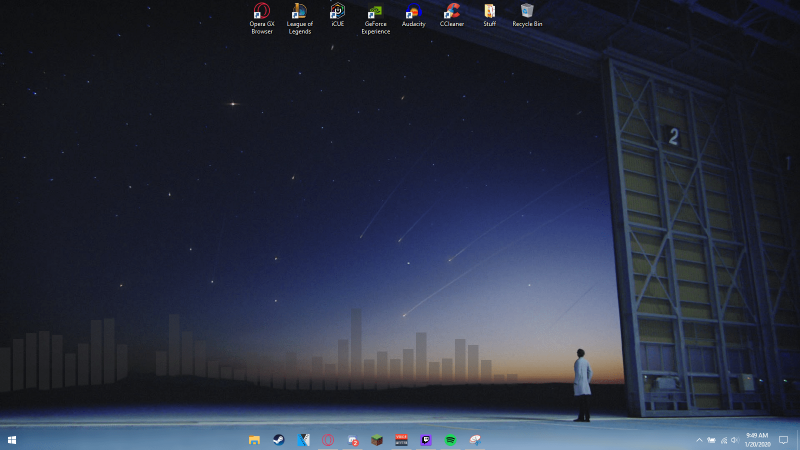 I took my time to make my new desktop background look good and i can