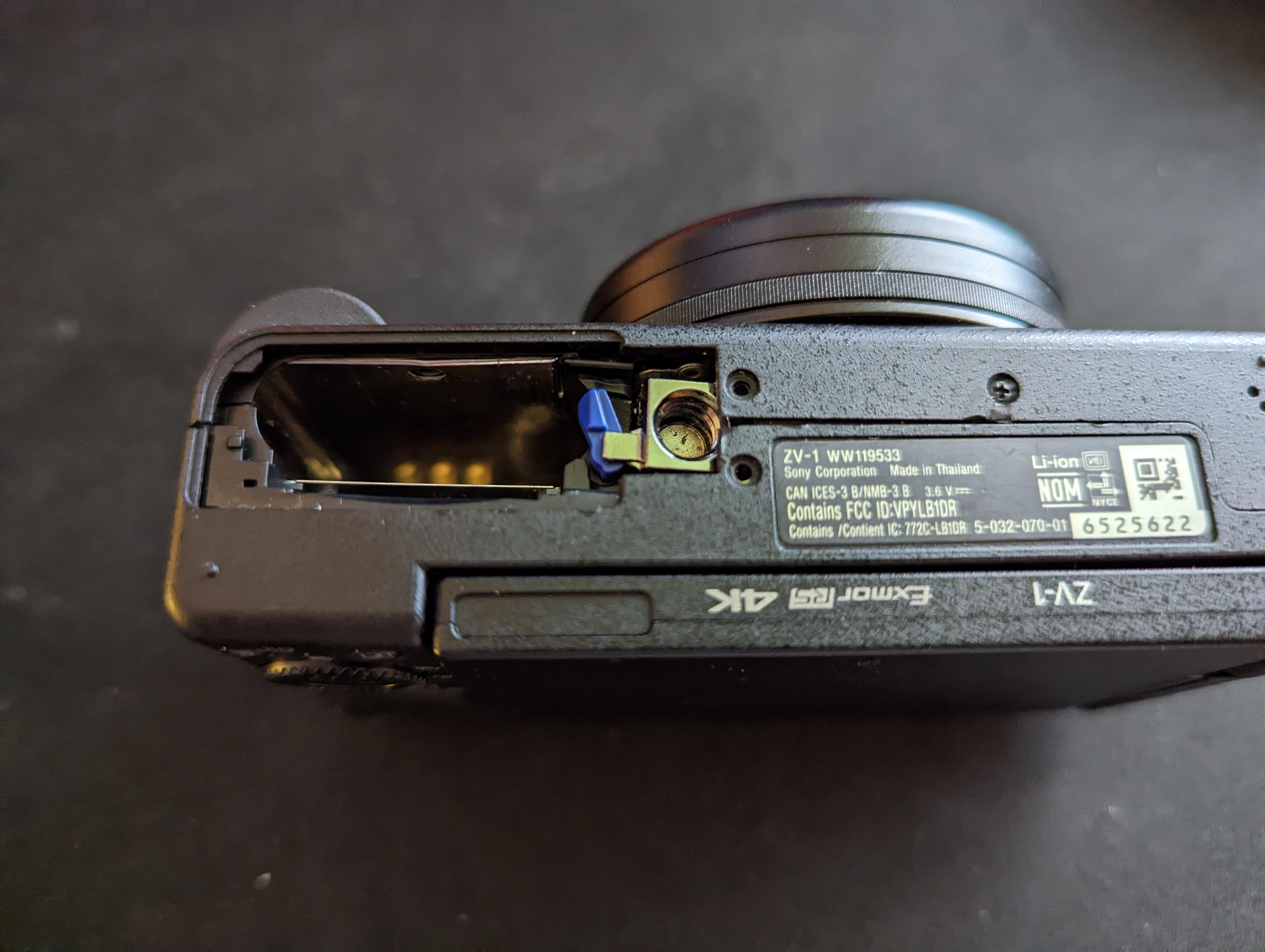 Anyone know where I can find a replacement battery door? (Sony ZV1