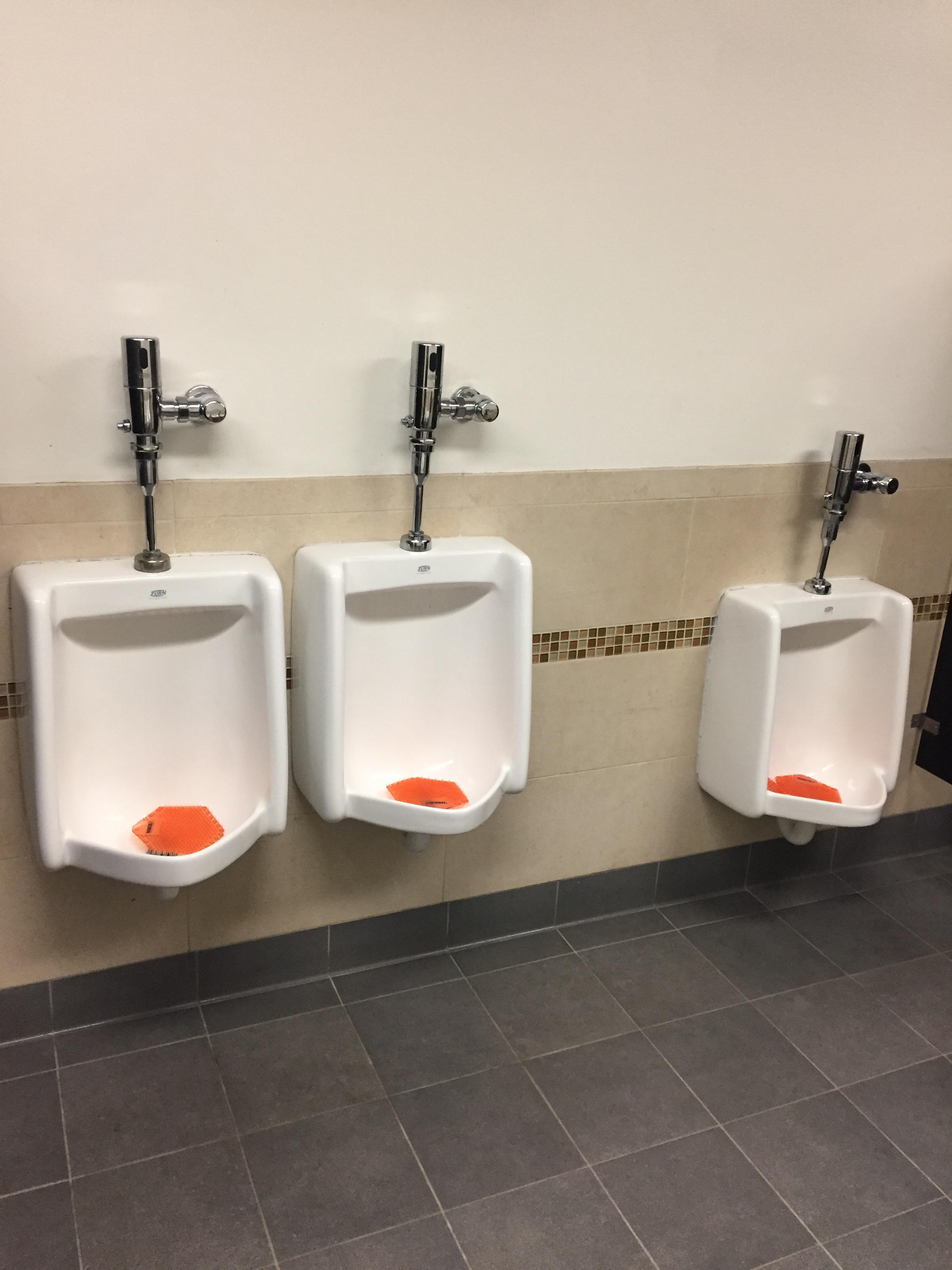 So considerate of my school to include urinals for conjoined twins! r